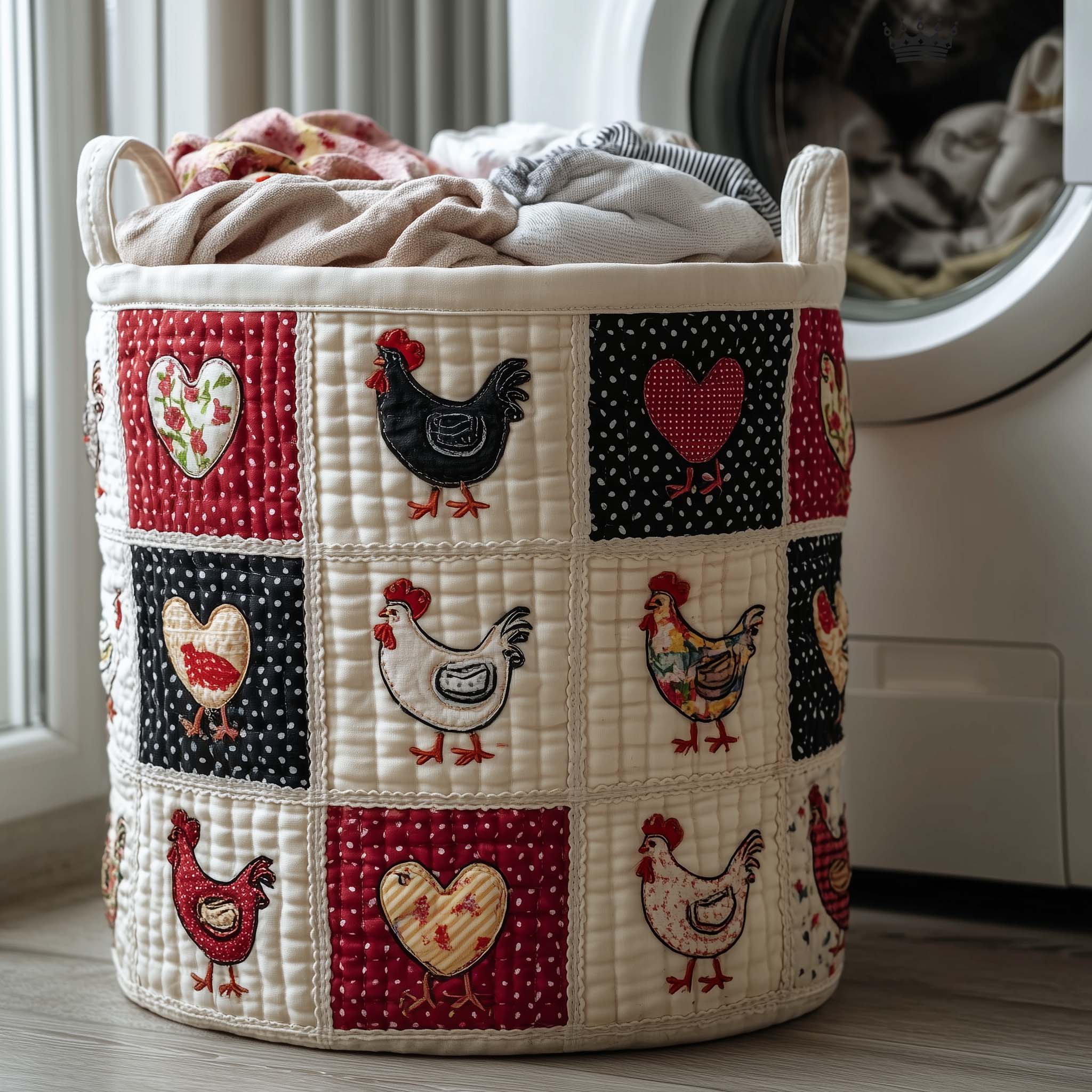 Coop Sweeties Quilted Laundry Basket GFTOTP17047