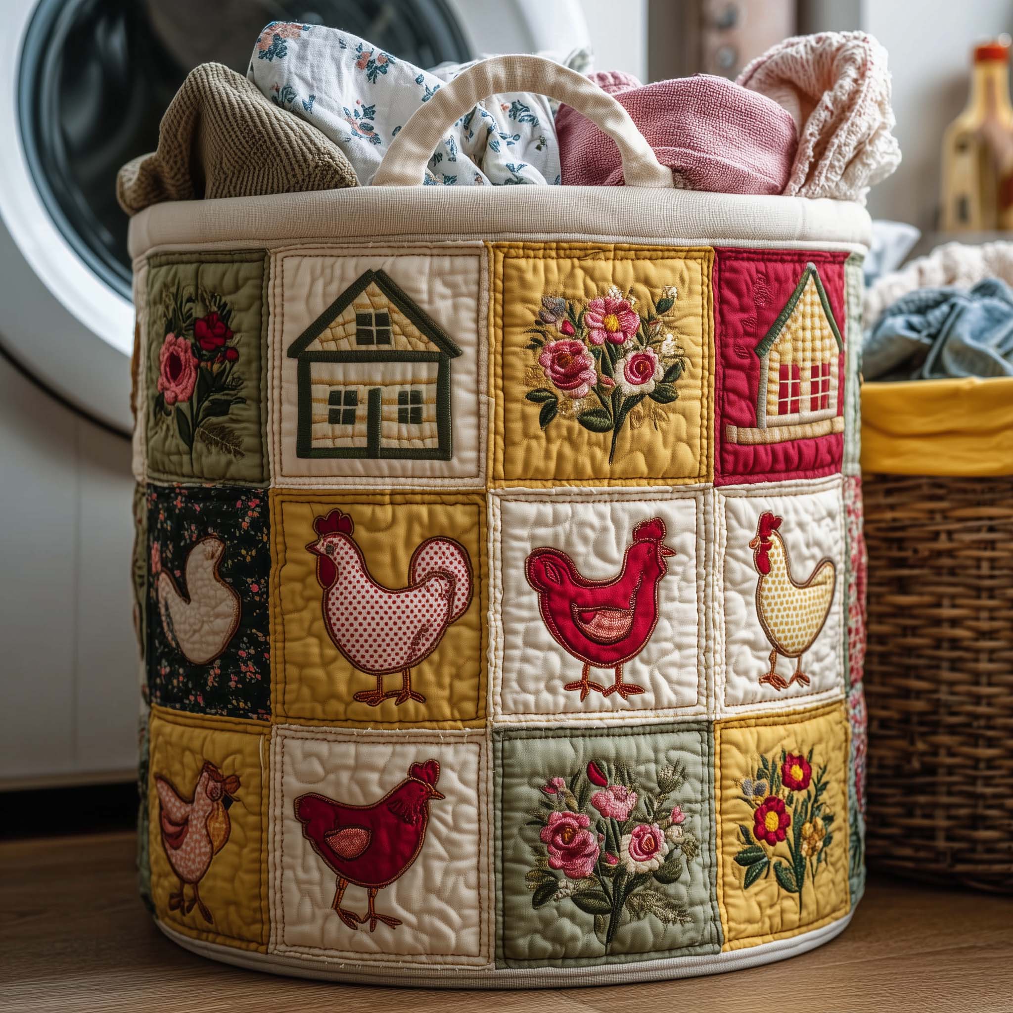 Coop Sweeties Quilted Laundry Basket GFTOTP17049