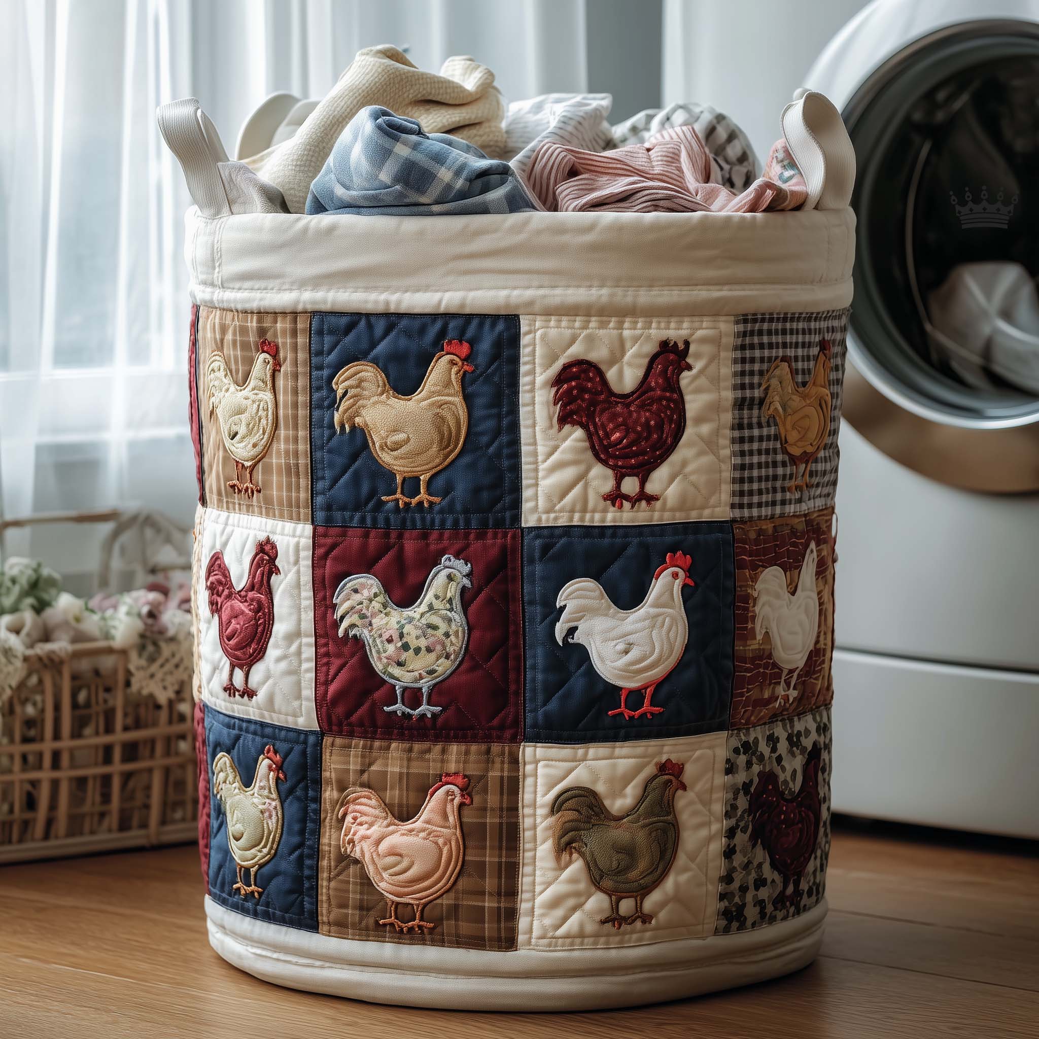 Coop Sweeties Quilted Laundry Basket GFTOTP17050
