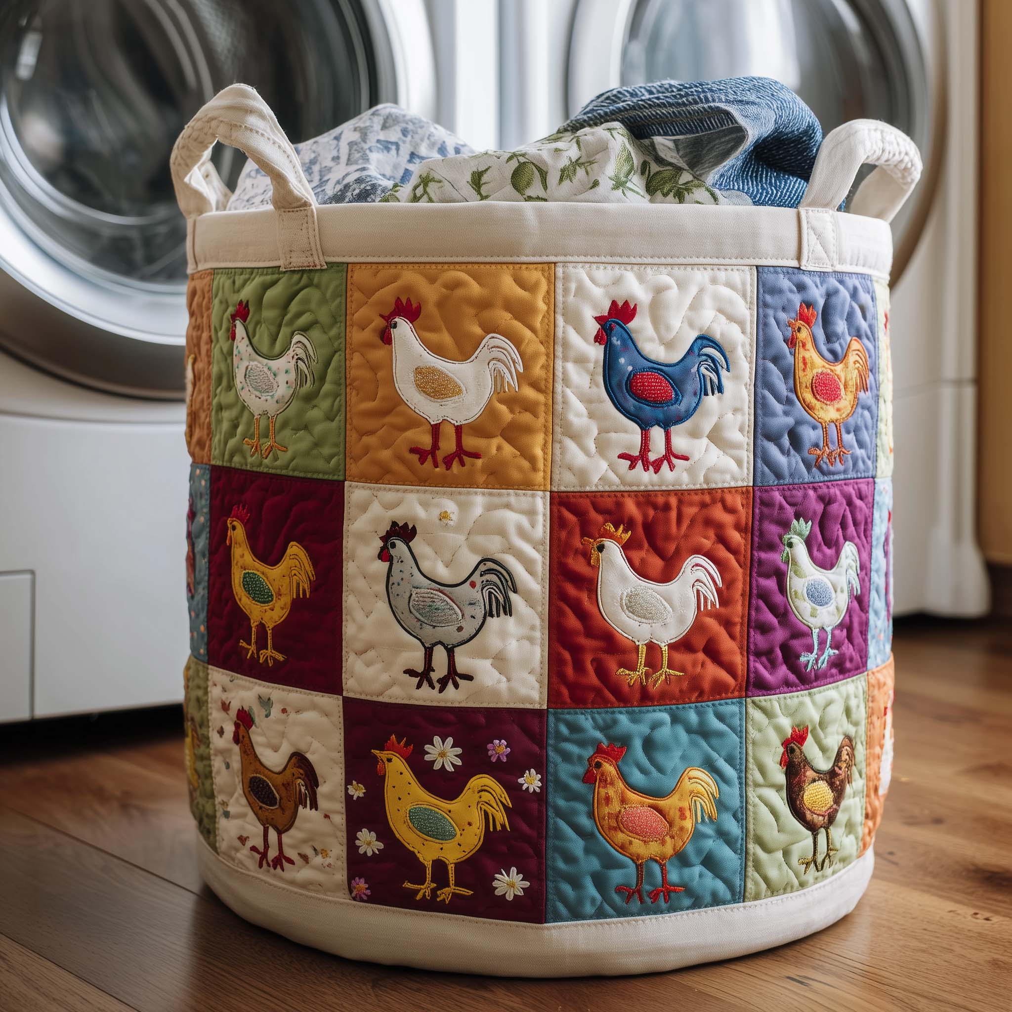 Coop Sweeties Quilted Laundry Basket GFTOTP17053
