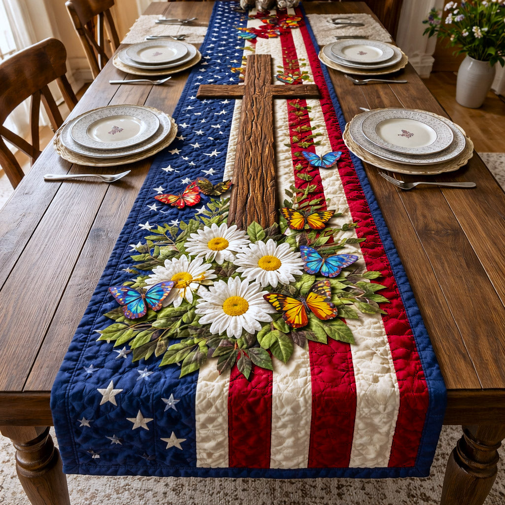 Glory Land Quilted Table Runner GFTOTP17391