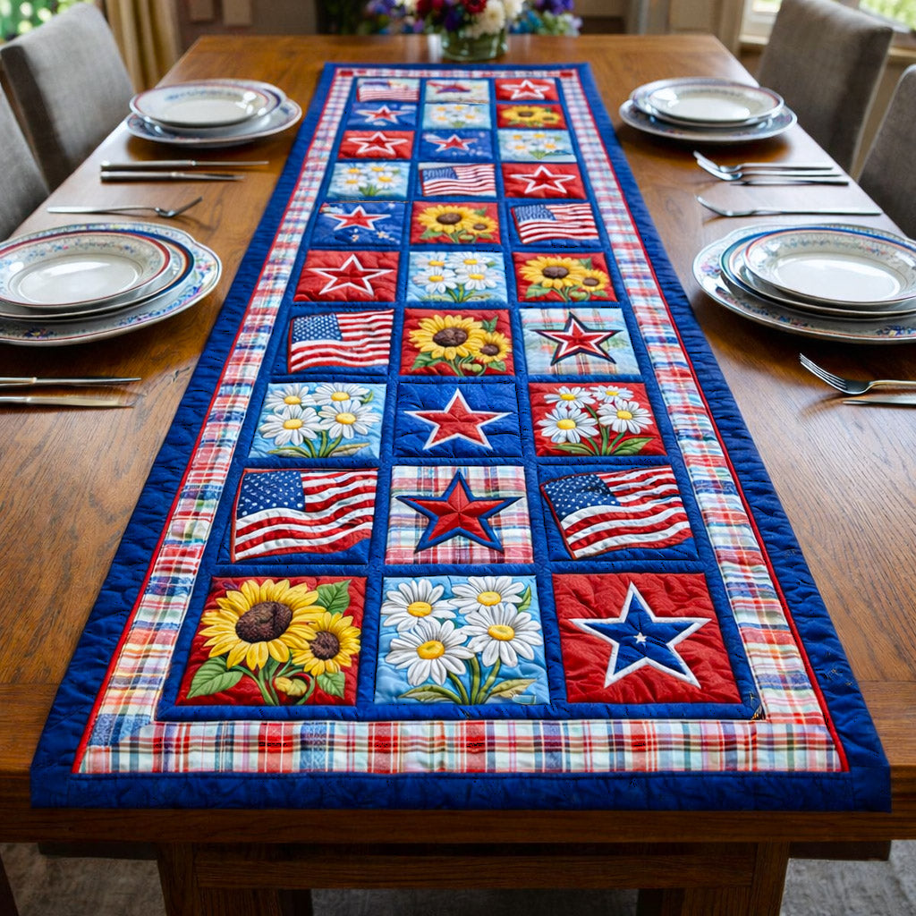 Glory Land Quilted Table Runner GFTOTP17392