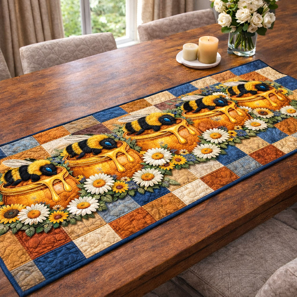 Honey Buzz Quilted Table Runner GFTOTP17496