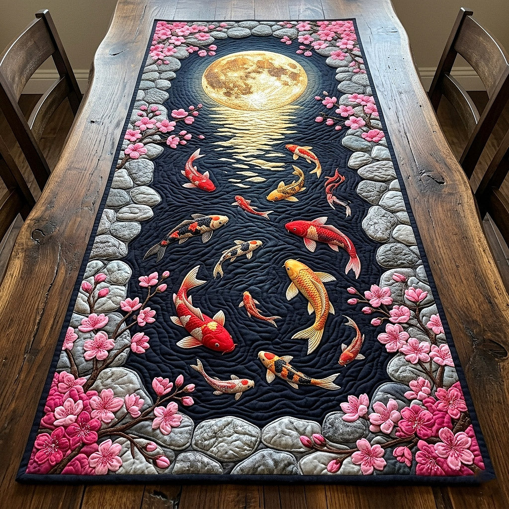 Koi Serenity Quilted Table Runner GFTOTP17890