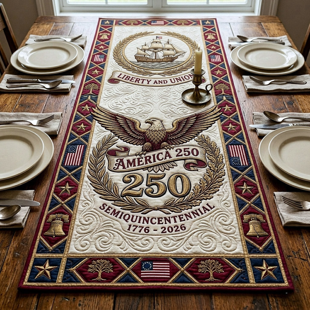 Heritage Patch Quilted Table Runner GFTOTP18071
