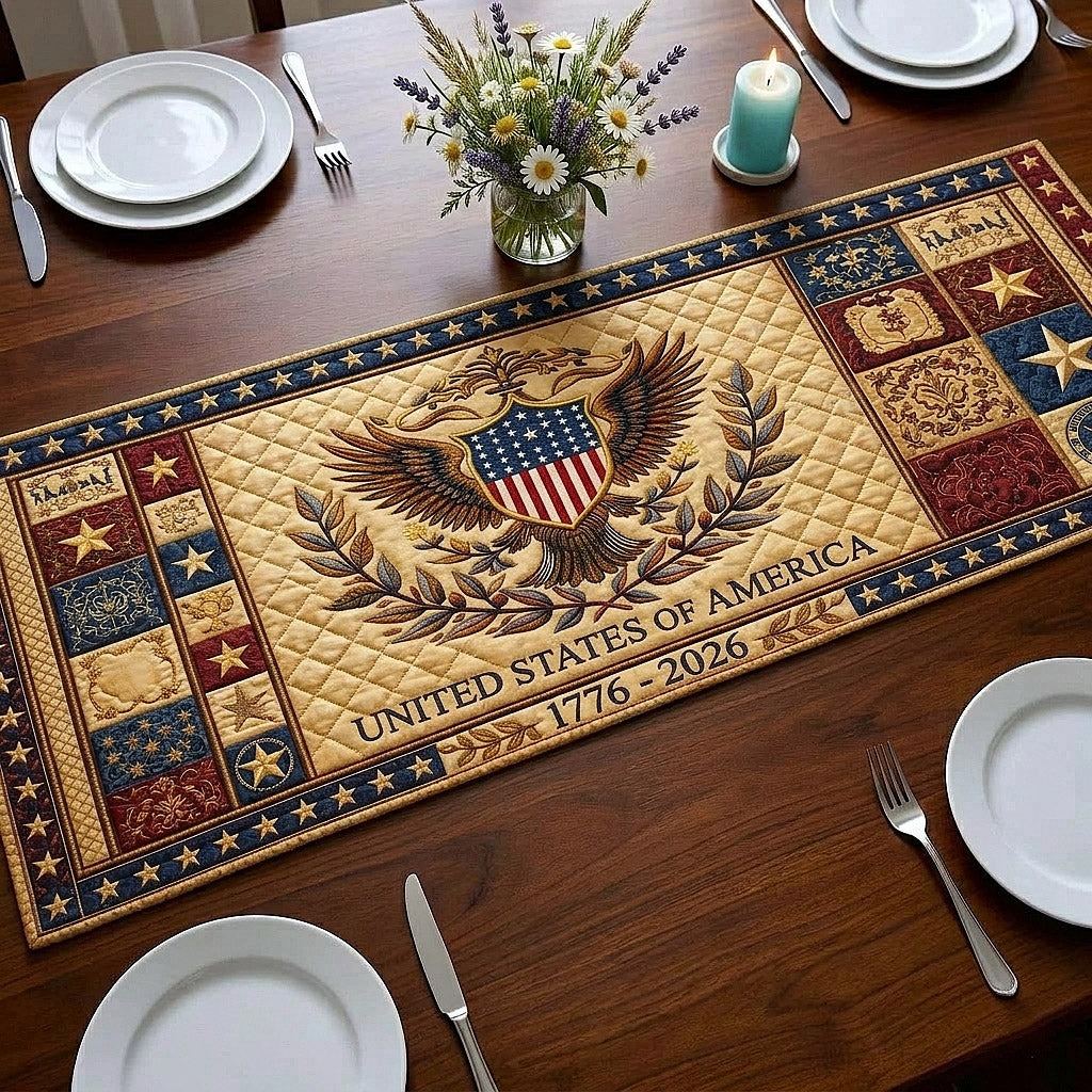 Heritage Patch Quilted Table Runner GFTOTP18073