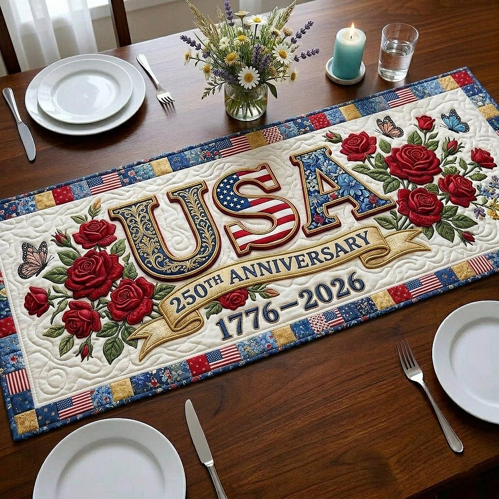 Heritage Patch Quilted Table Runner GFTOTP18075