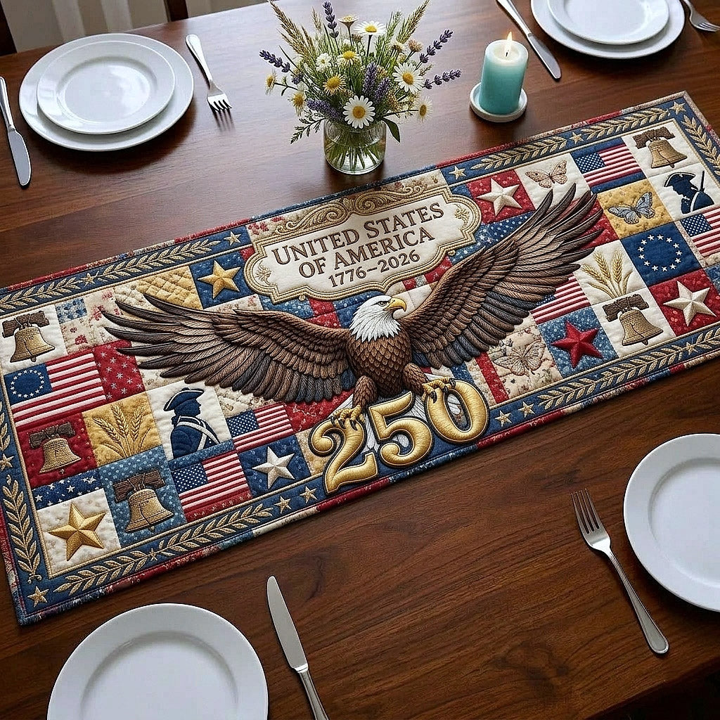 Heritage Patch Quilted Table Runner GFTOTP18077