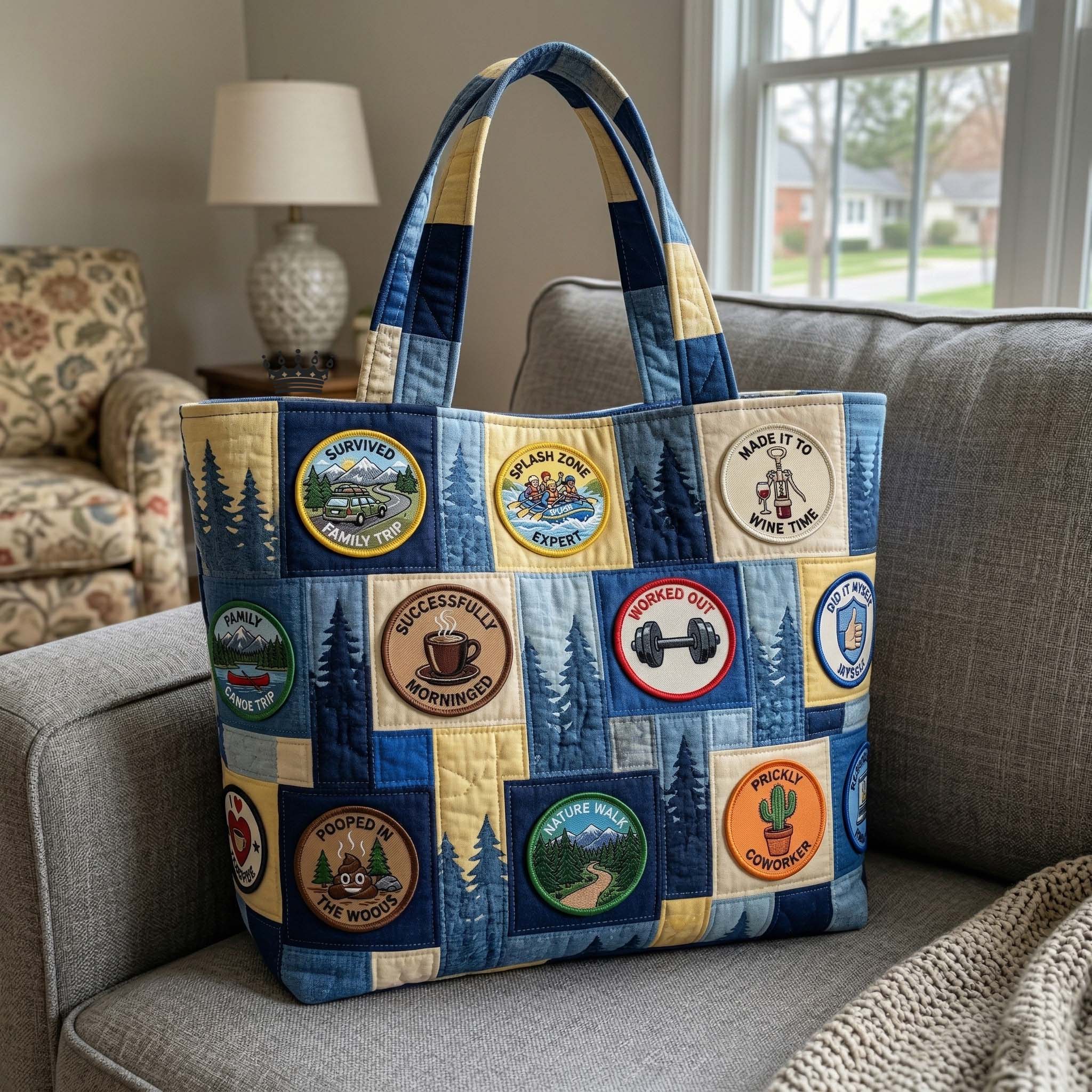 Honor Patches Quilted Tote Bag GFTOTP18188
