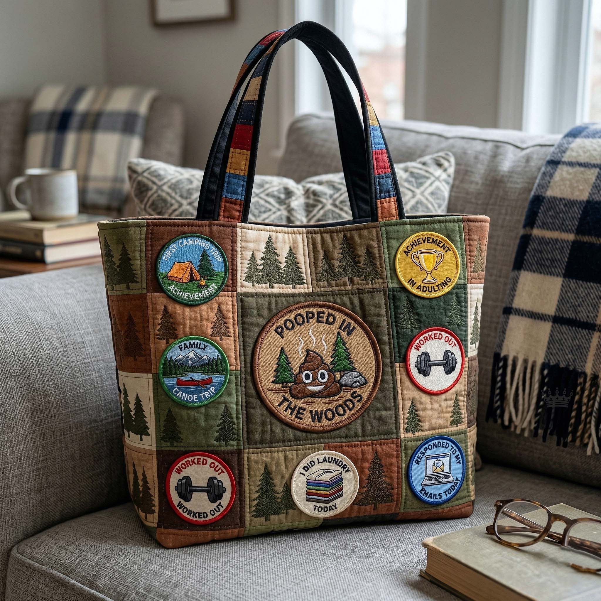 Honor Patches Quilted Tote Bag GFTOTP18189