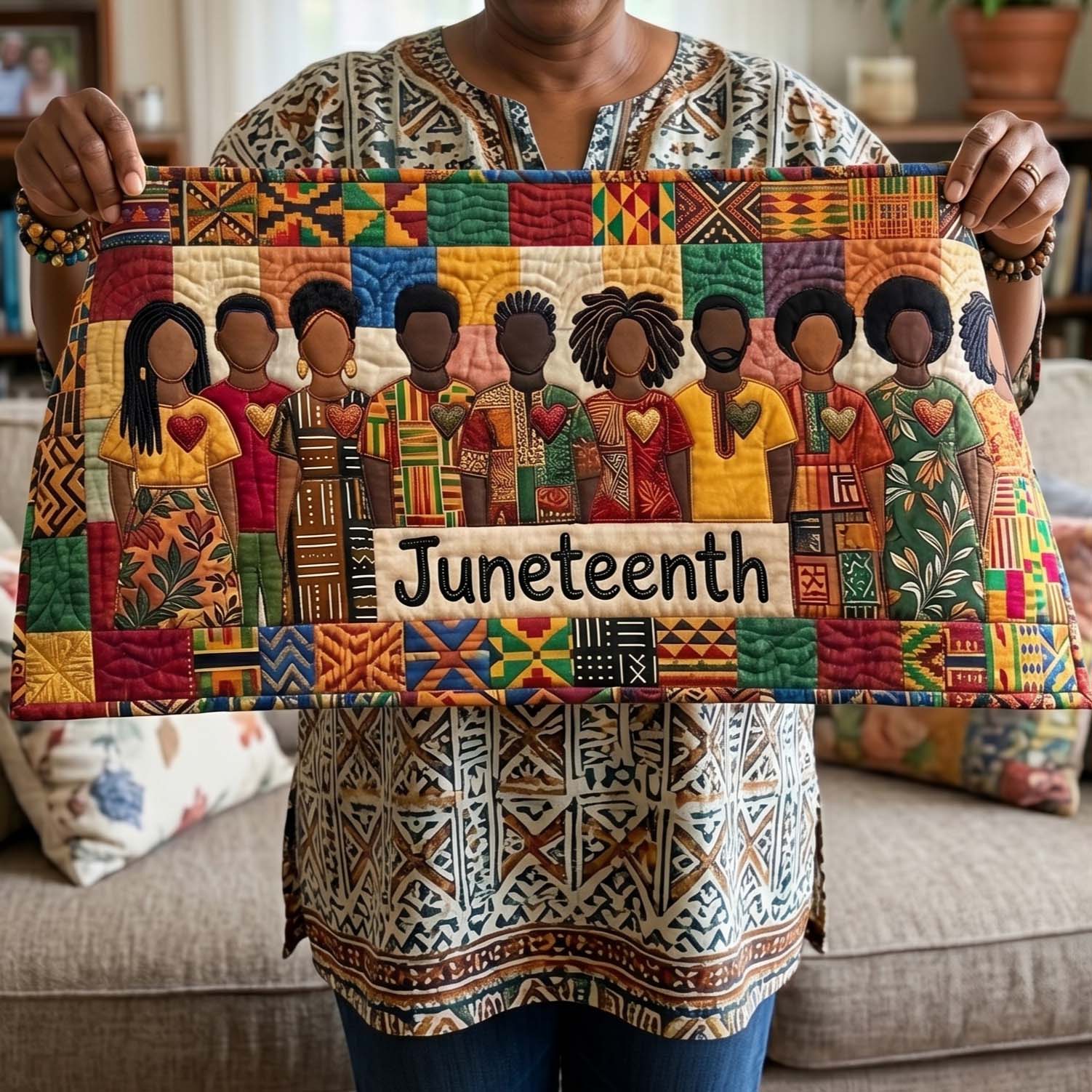 Melanin Legacy Quilted Table Runner GFTOTP18241