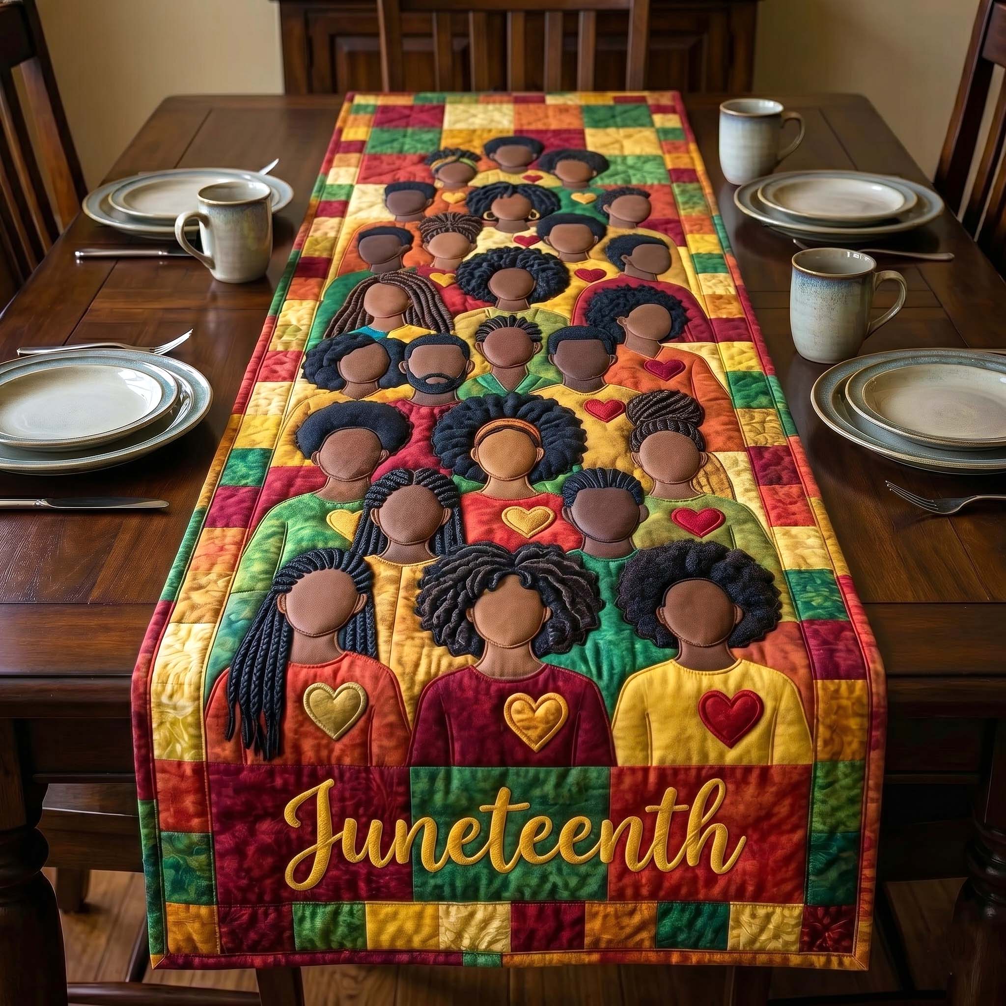 Melanin Legacy Quilted Table Runner GFTOTP18396