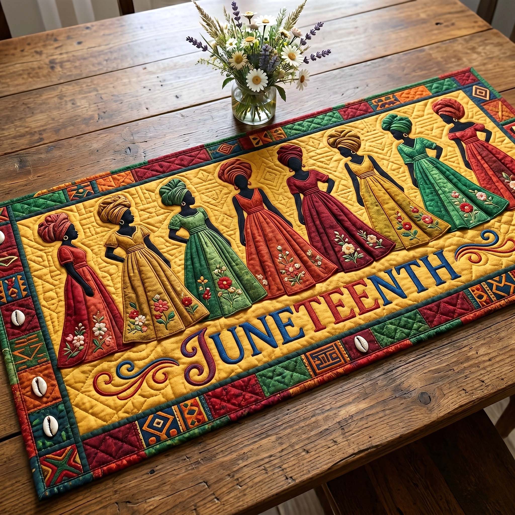 Melanin Legacy Quilted Table Runner GFTOTP18398