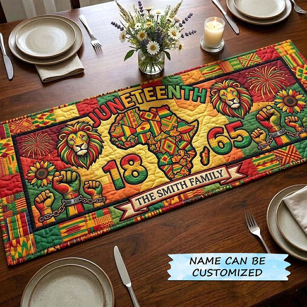 Melanin Legacy Quilted Table Runner QTCUZ GFTOTP18406