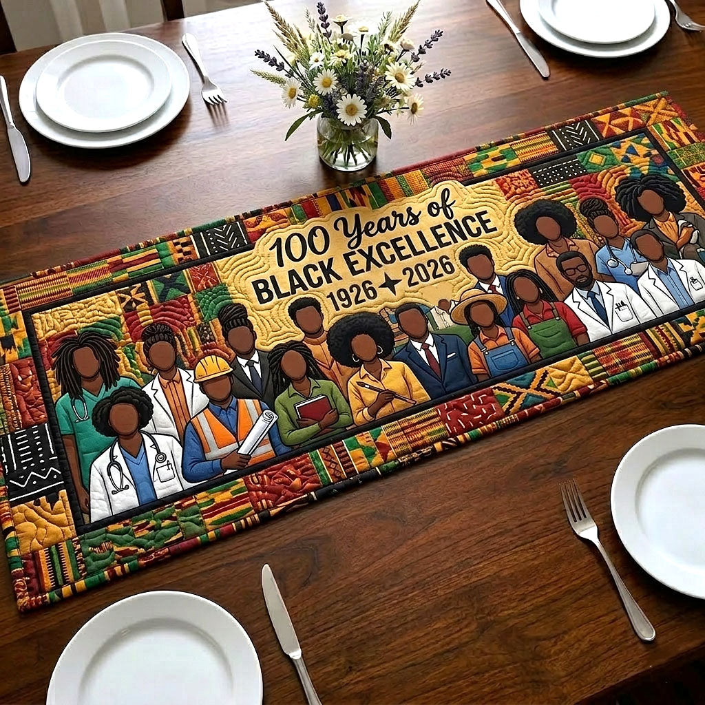 Melanin Legacy Quilted Table Runner GFTOTP18458