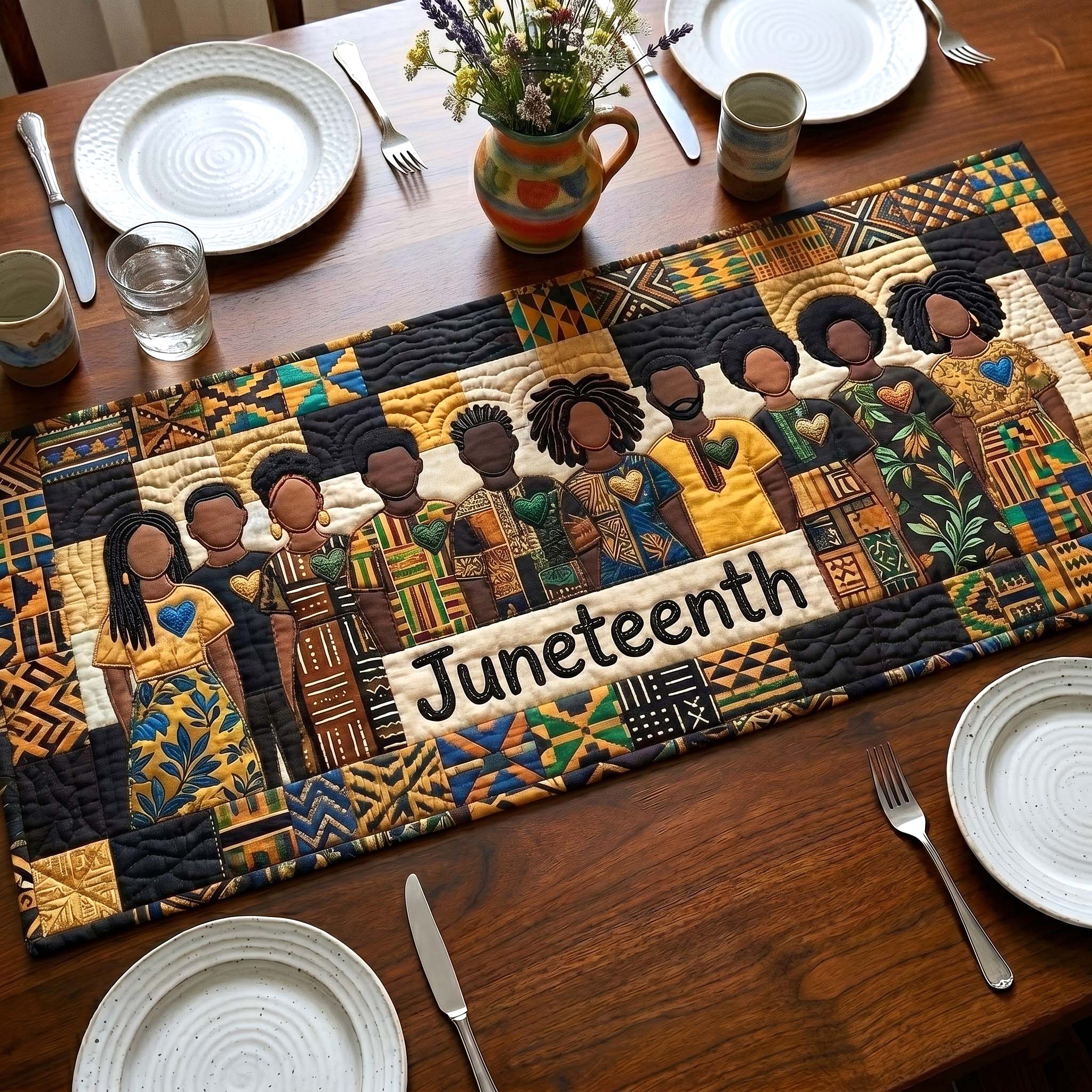 Melanin Legacy Quilted Table Runner GFTOTP18465