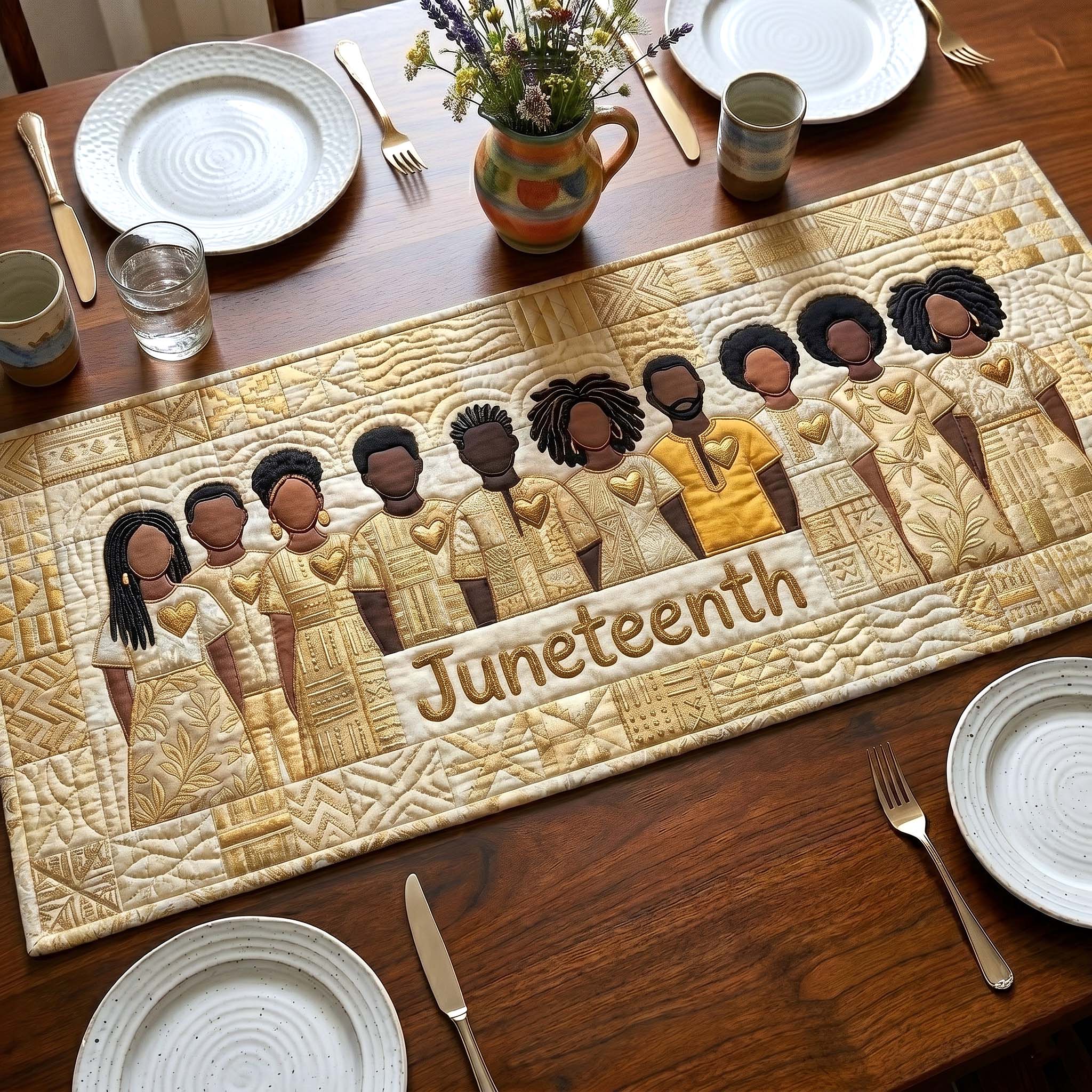 Melanin Legacy Quilted Table Runner GFTOTP18466