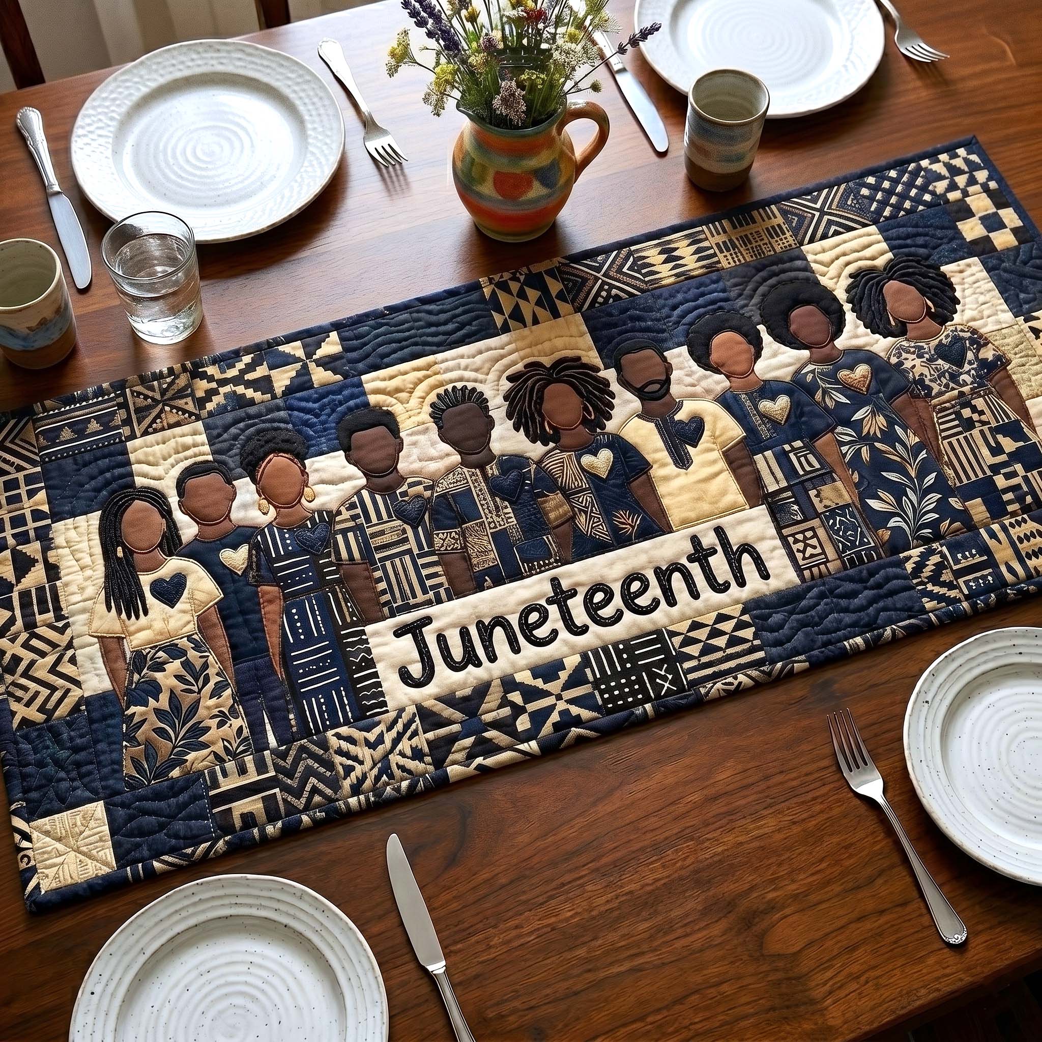 Melanin Legacy Quilted Table Runner GFTOTP18469
