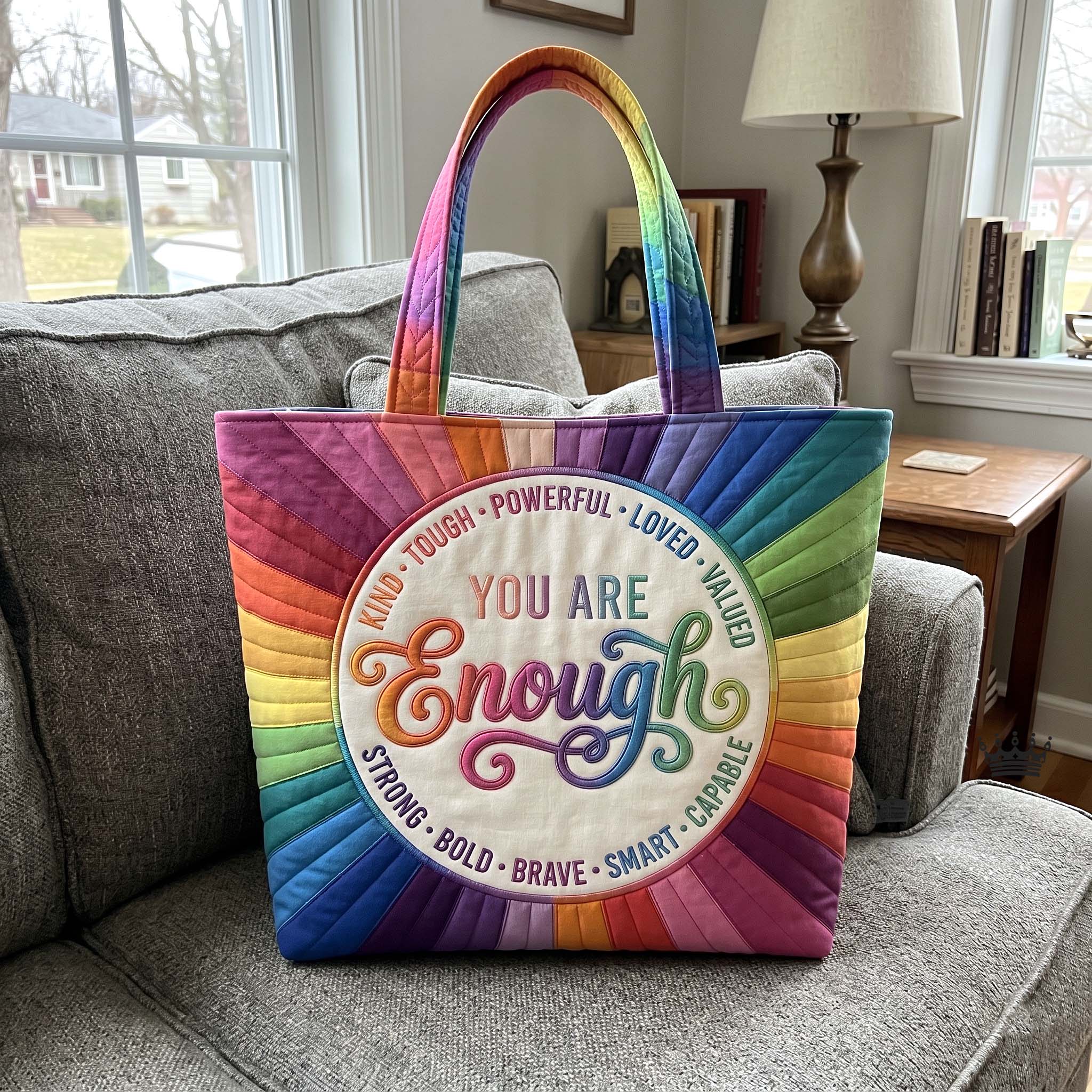 Rainbow Pride Quilted Tote Bag GFTOTP18570
