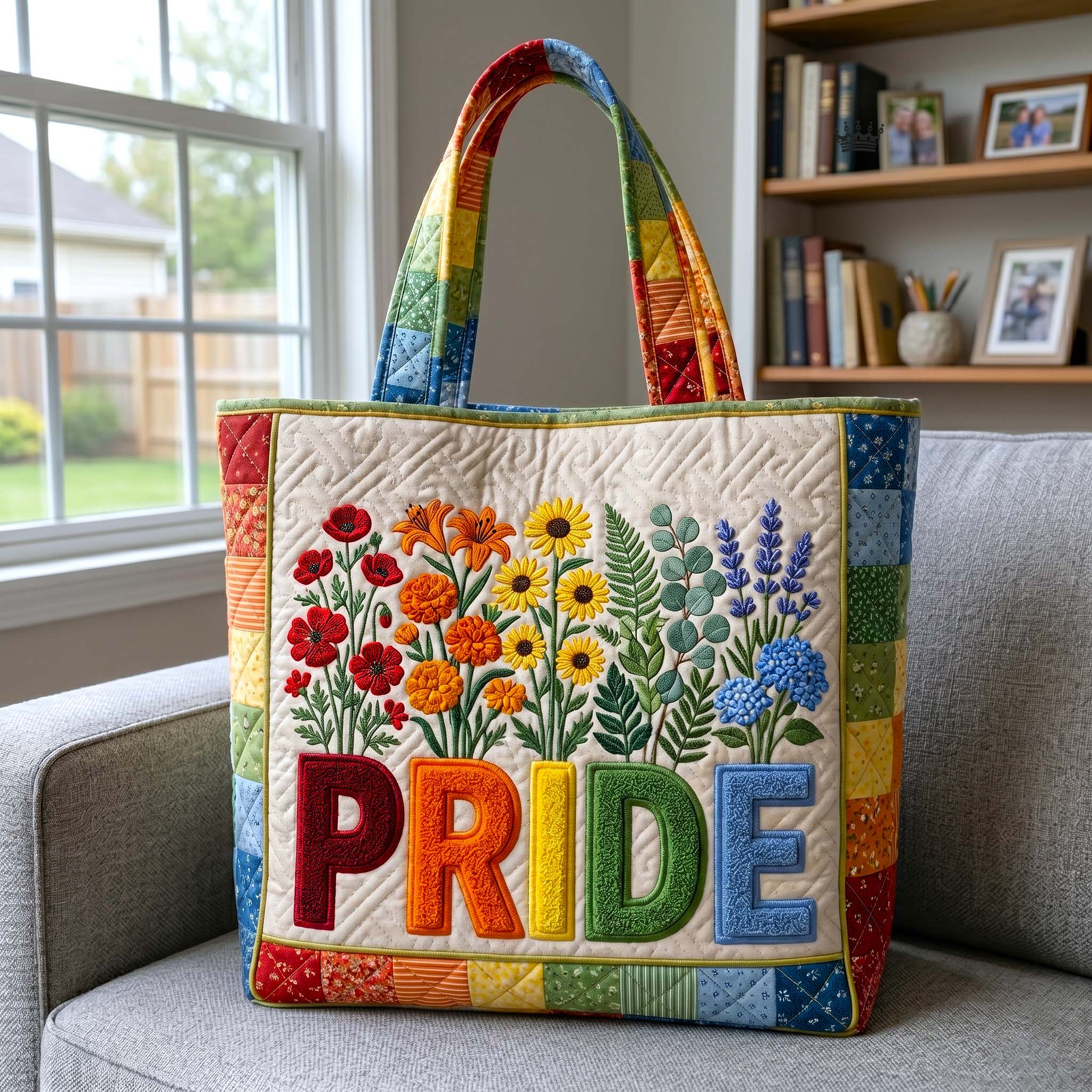 Rainbow Pride Quilted Tote Bag GFTOTP18575