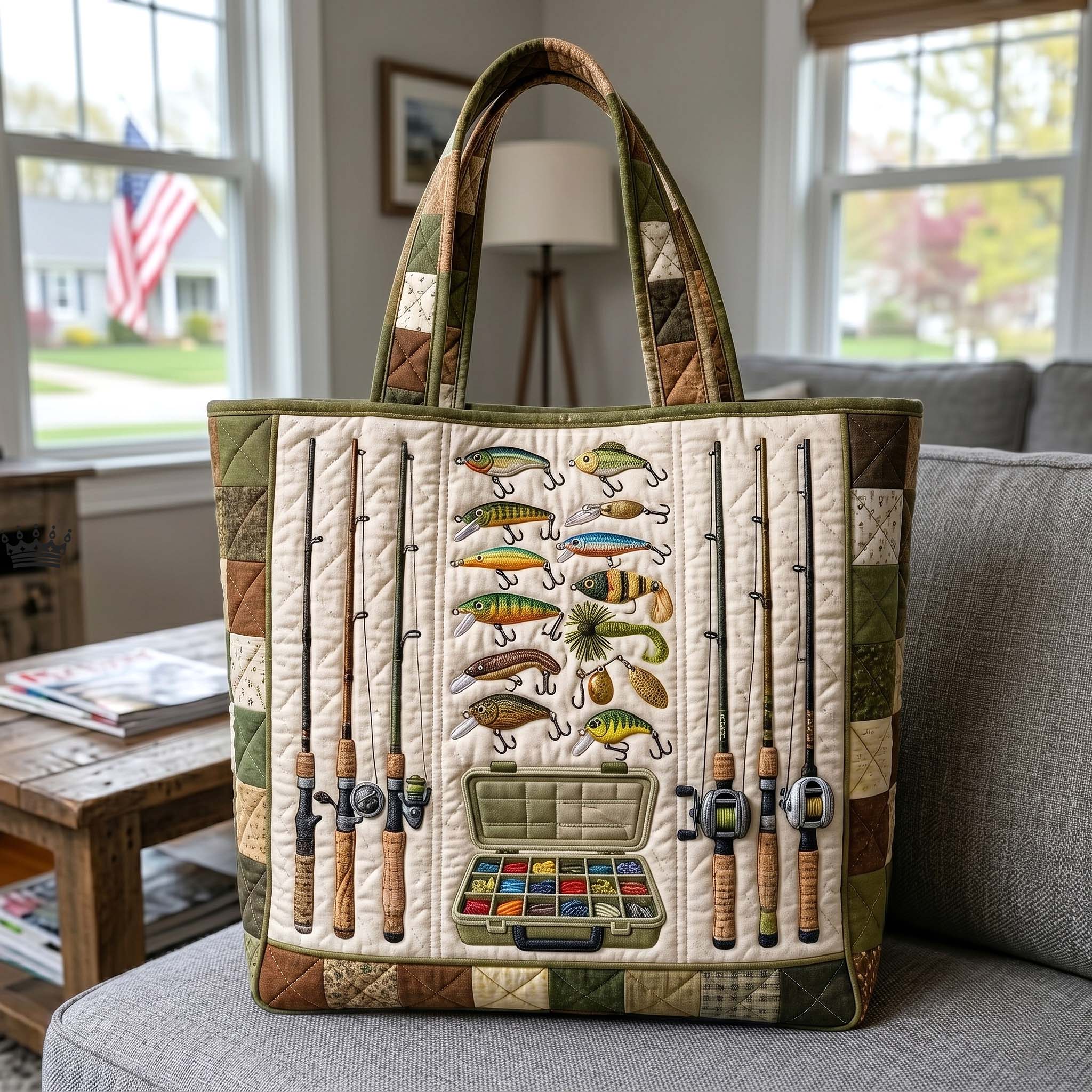 Reel Life Quilted Tote Bag GFTOTP18685