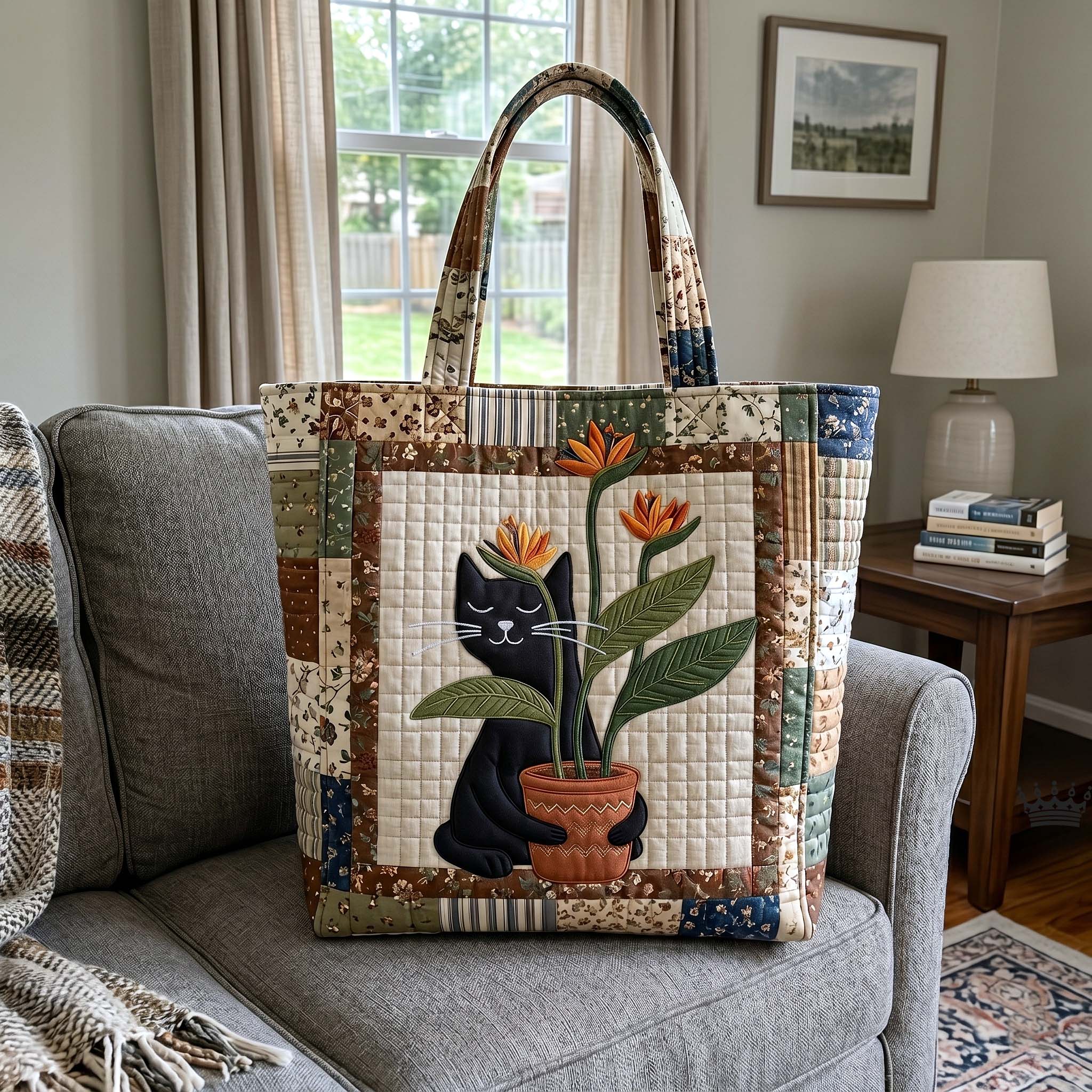 Silly Paws Quilted Tote Bag GFTOTP18696