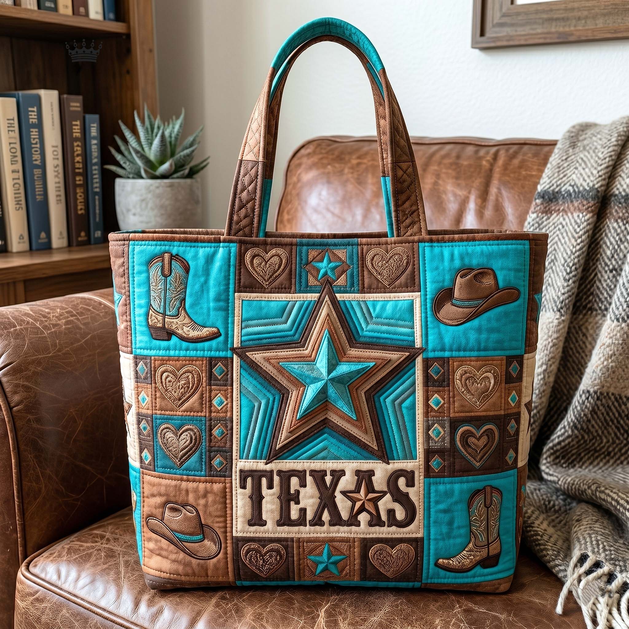 Texas Pride Quilted Tote Bag GFTOTP18854