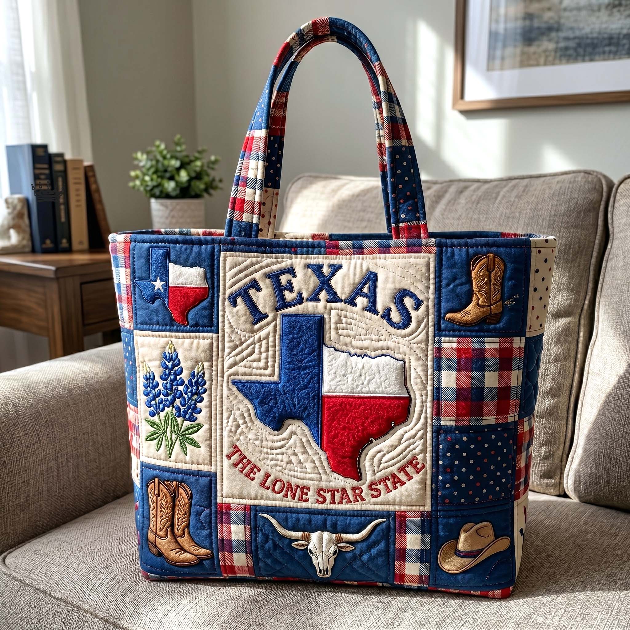 Texas Pride Quilted Tote Bag GFTOTP18856