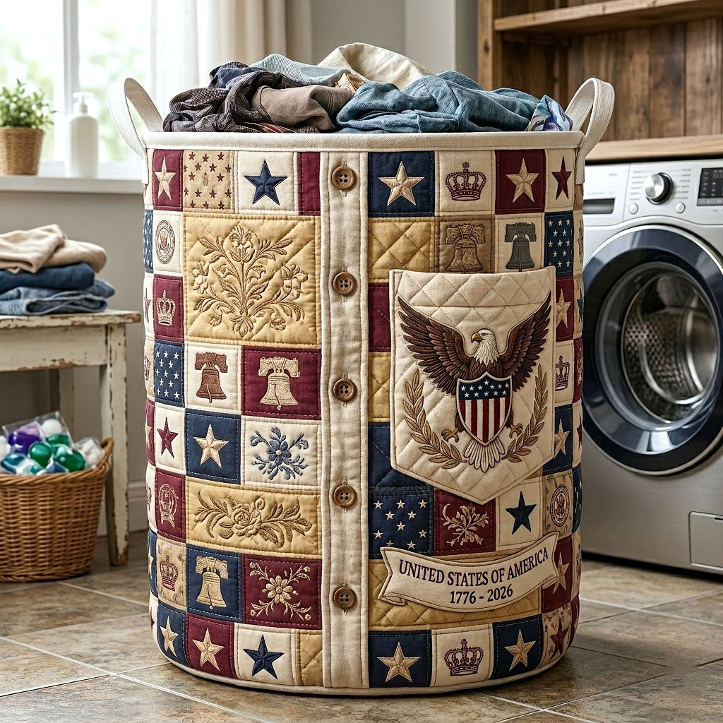 Liberty Legacy Quilted Laundry Basket GFTOTP19059