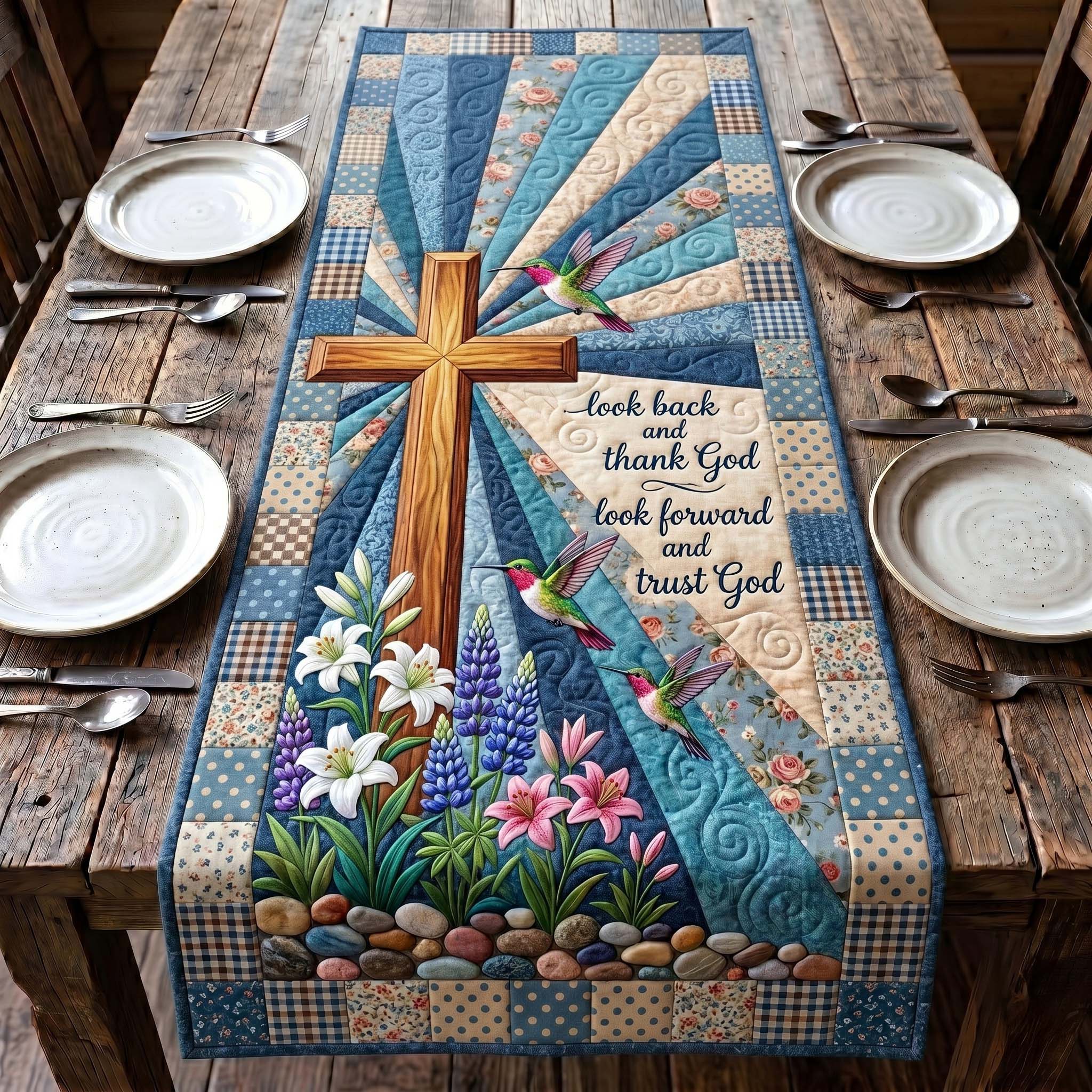 Grace In Flight Quilted Table Runner GFTOTP19518