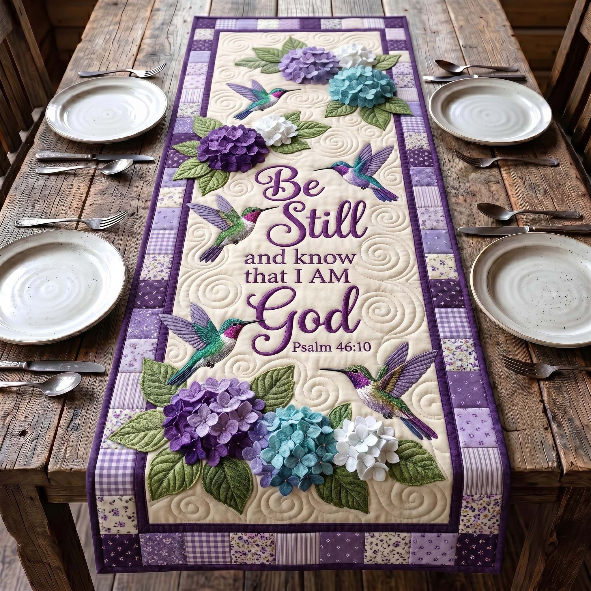 Grace In Flight Quilted Table Runner GFTOTP19522