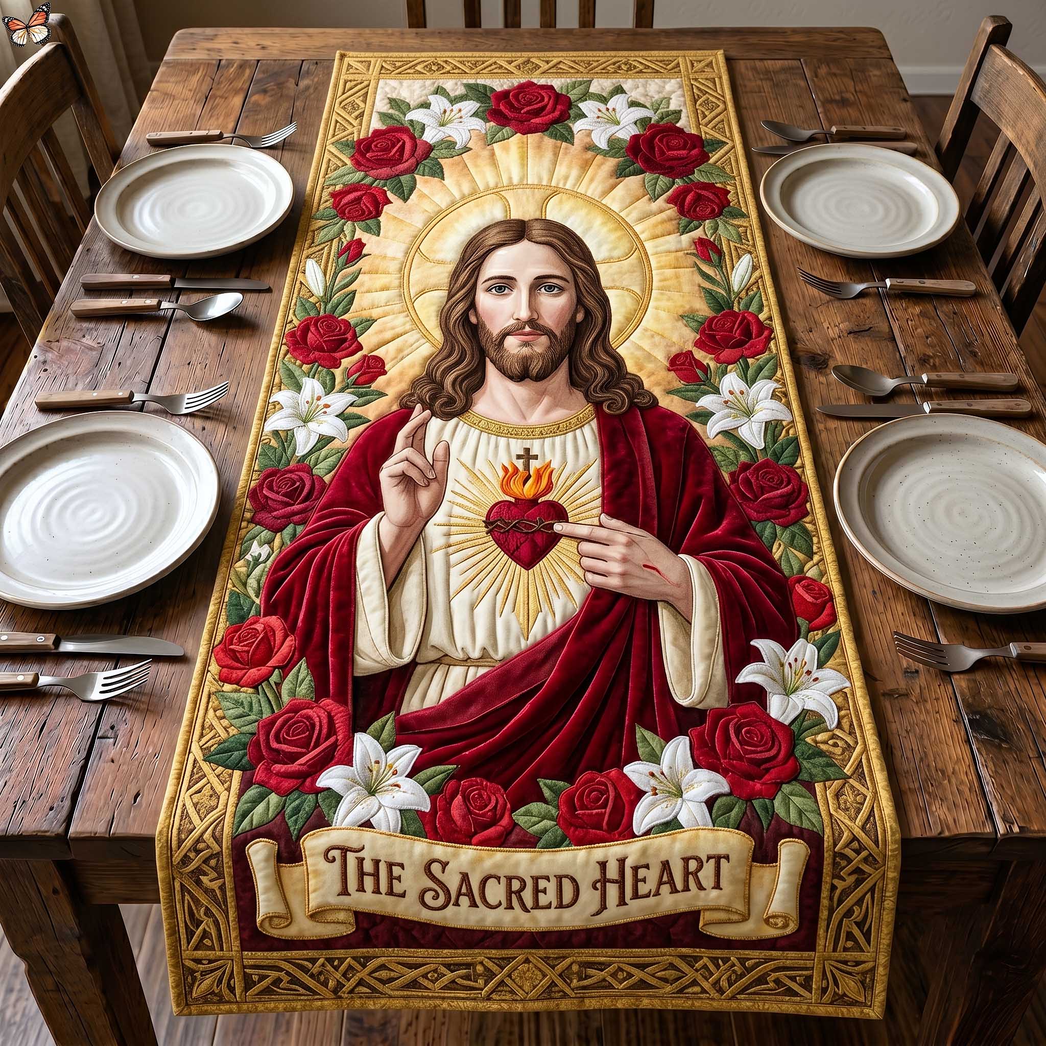 Faithful Savior Quilted Table Runner GFTOTP19744