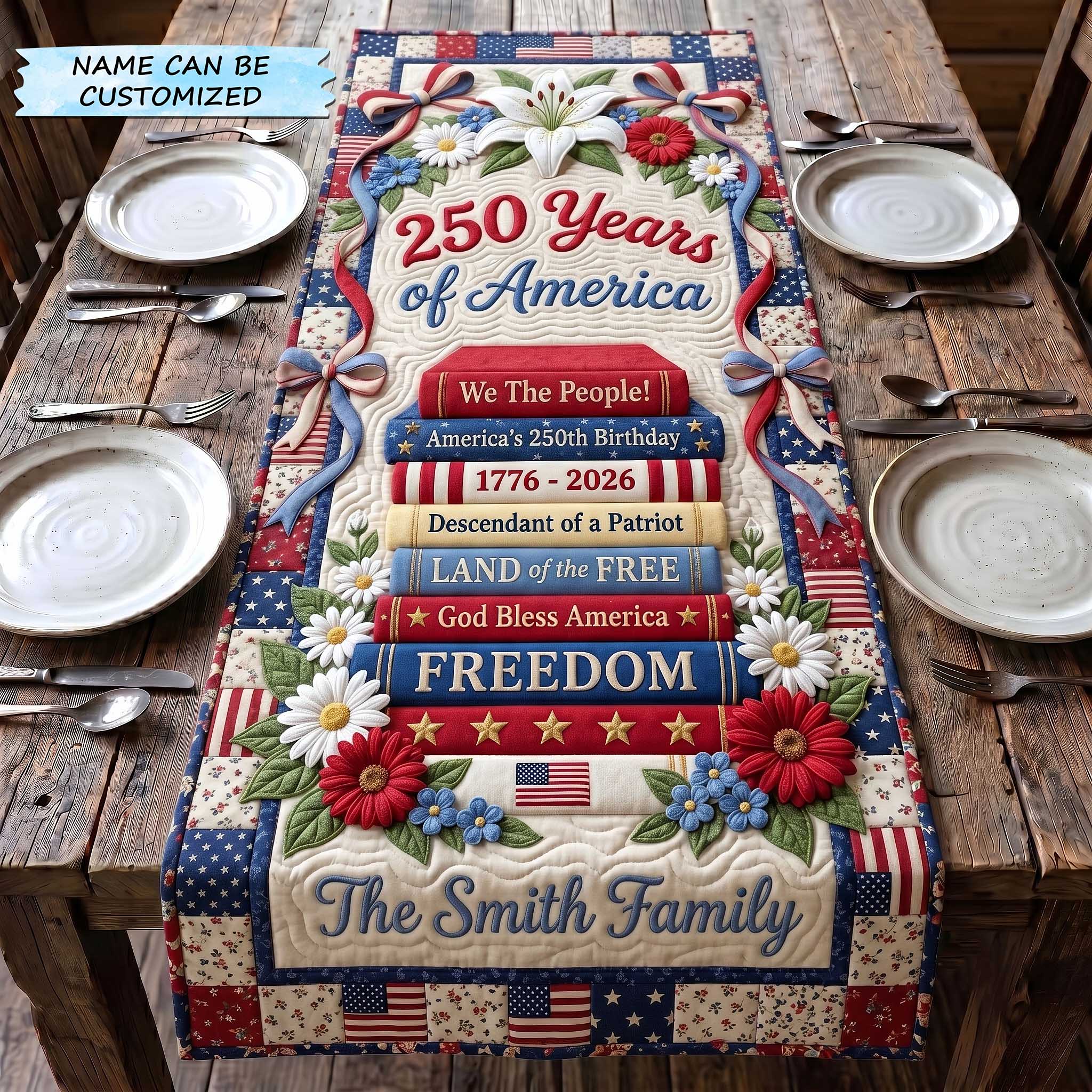 Liberty Legacy Quilted Table Runner QTCUZ GFTOTP19749
