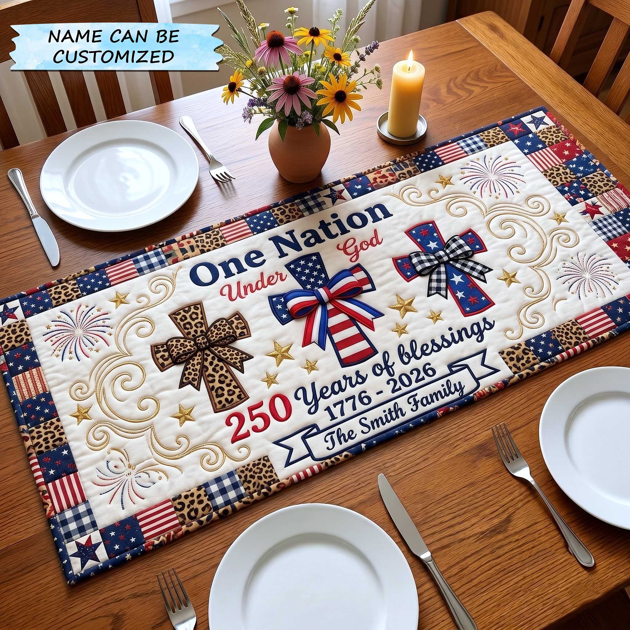 Liberty Legacy Quilted Table Runner QTCUZ GFTOTP19750