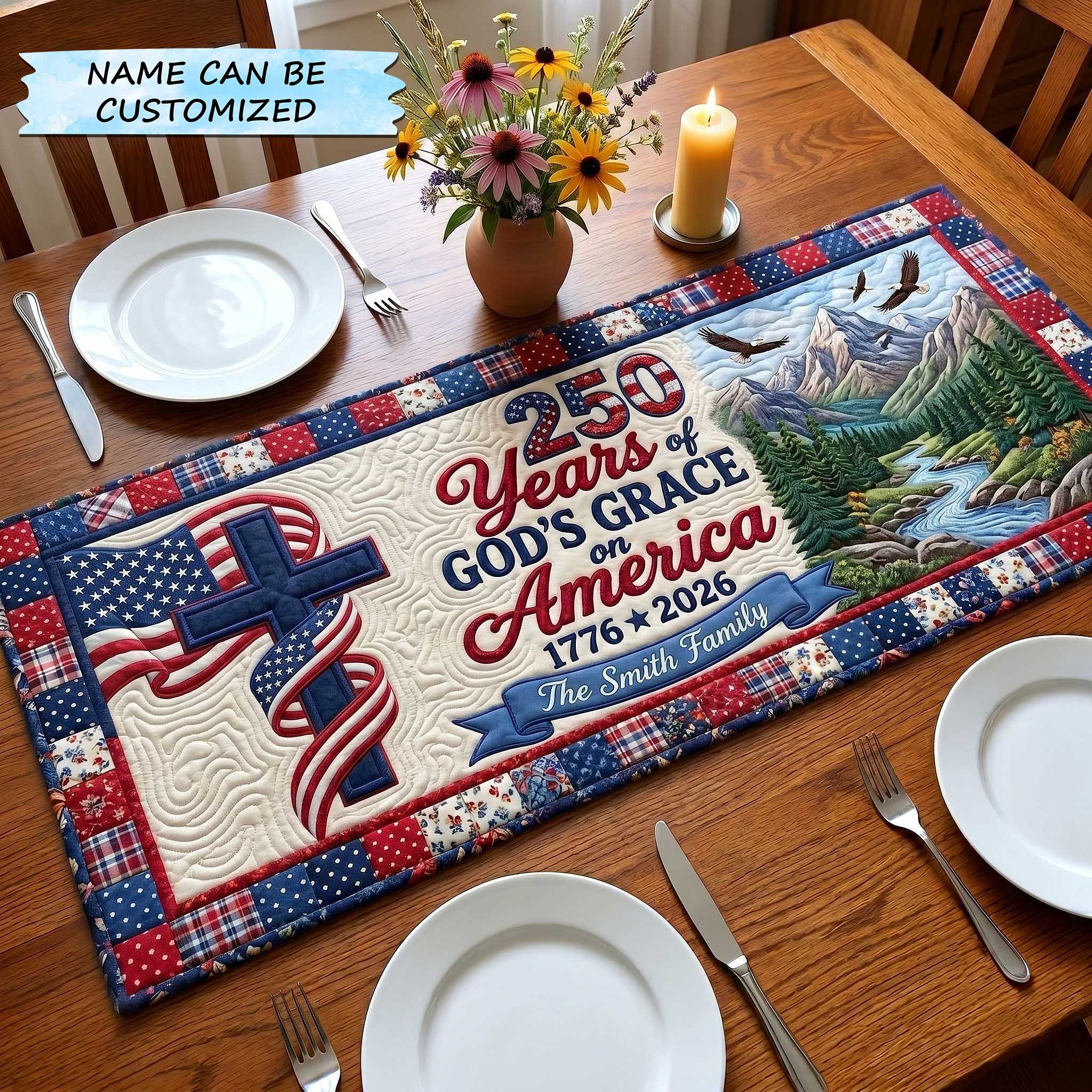 Liberty Legacy Quilted Table Runner QTCUZ GFTOTP19752