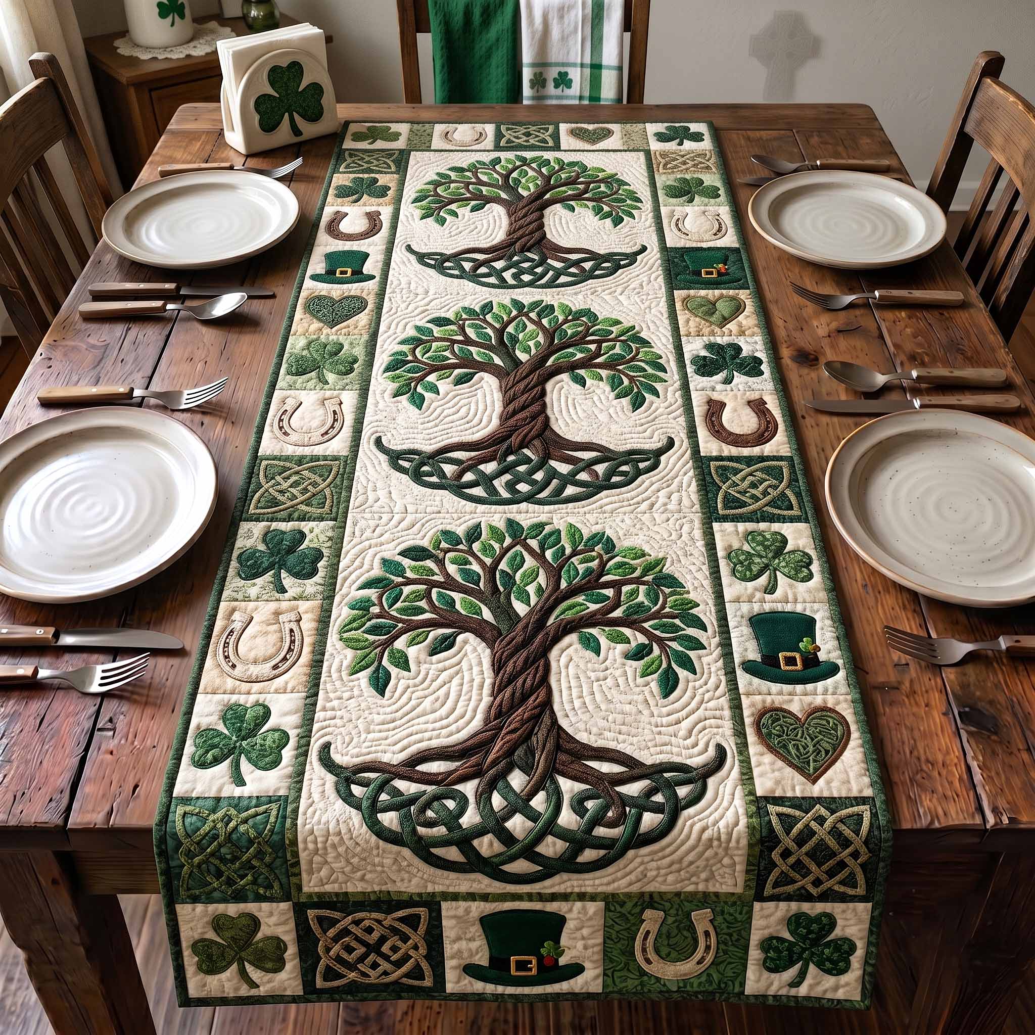 Irish Blessings Quilted Table Runner GFTOTP20230