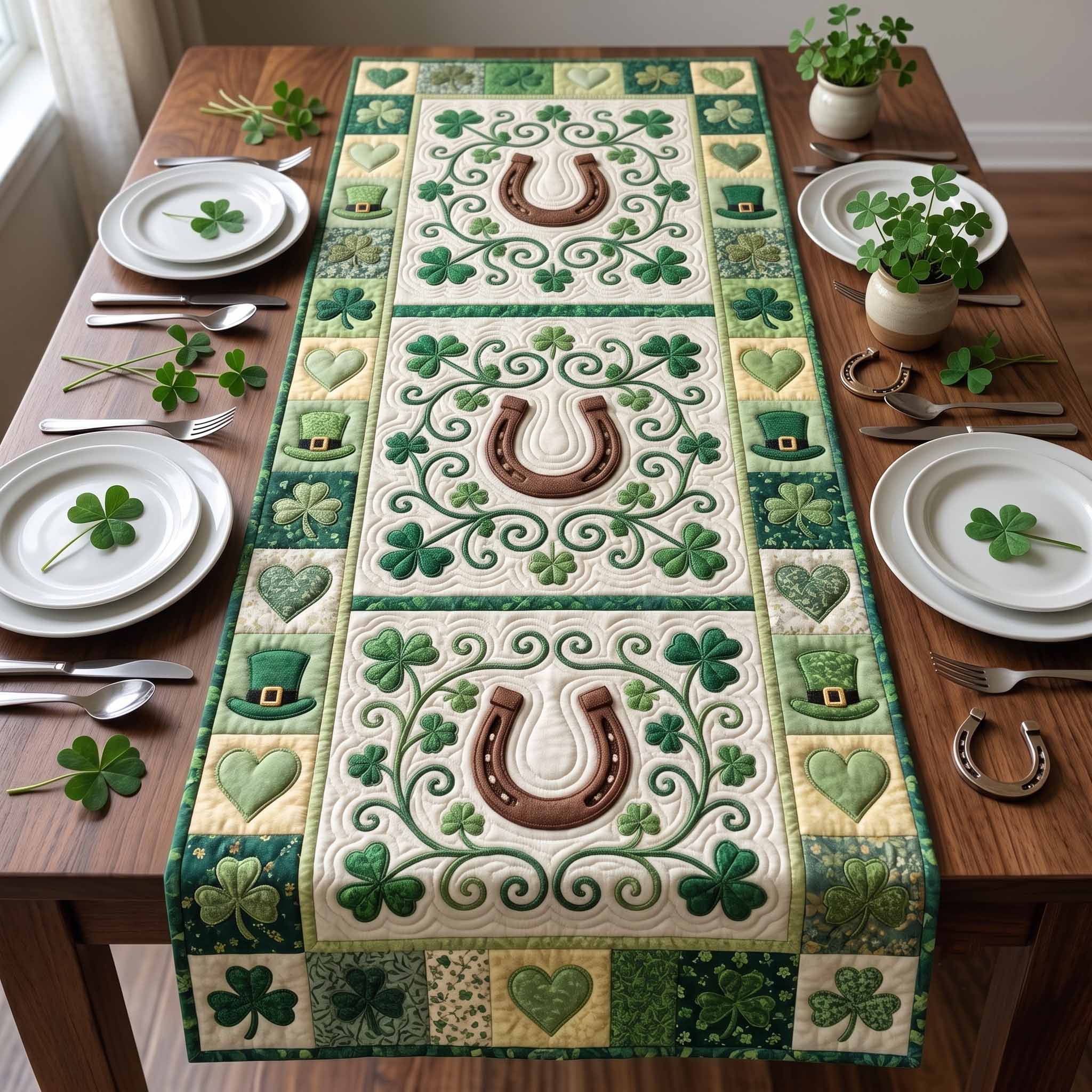 Irish Blessings Quilted Table Runner GFTOTP20234