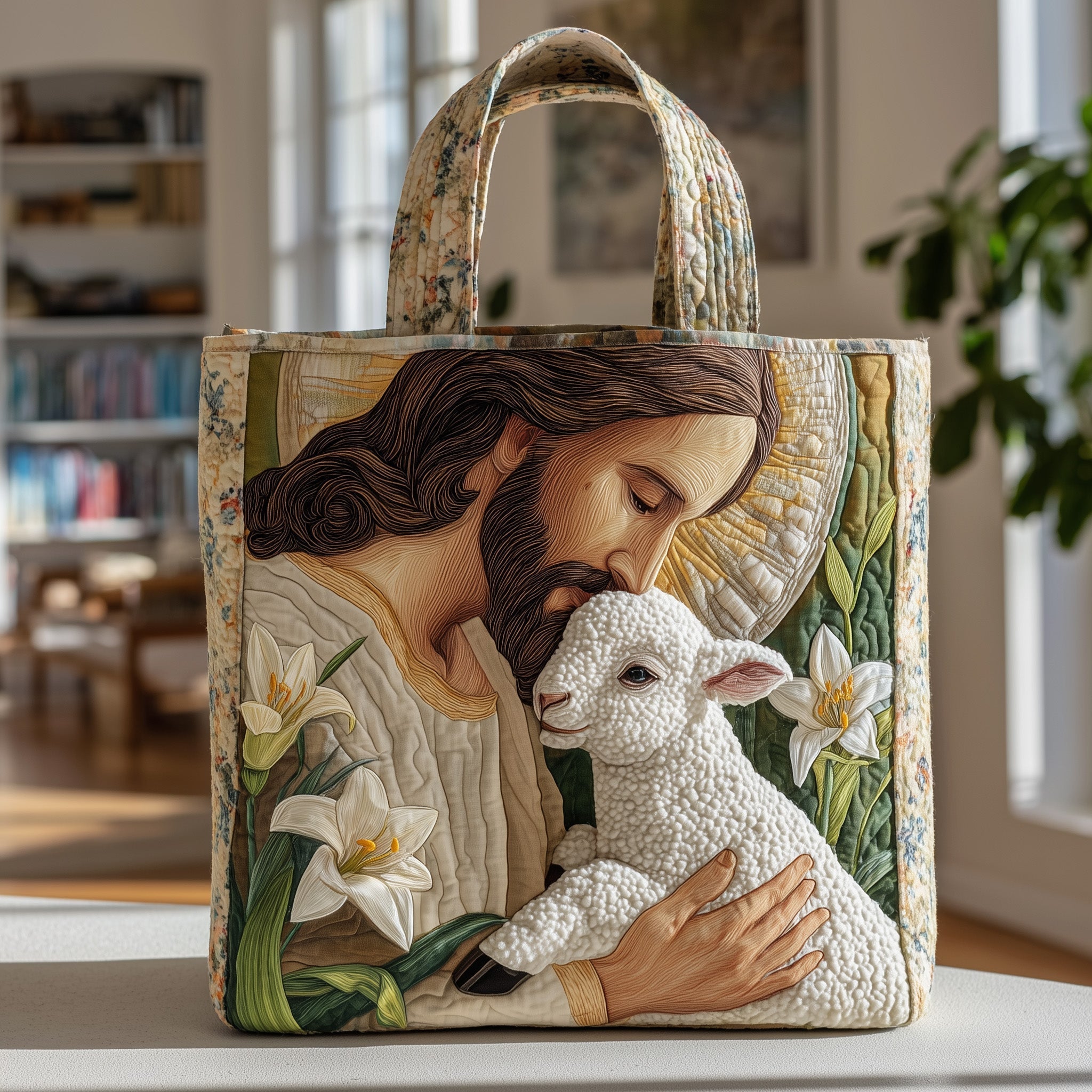 Shine in His Light Quilted Tote Bag GFTOTP9769