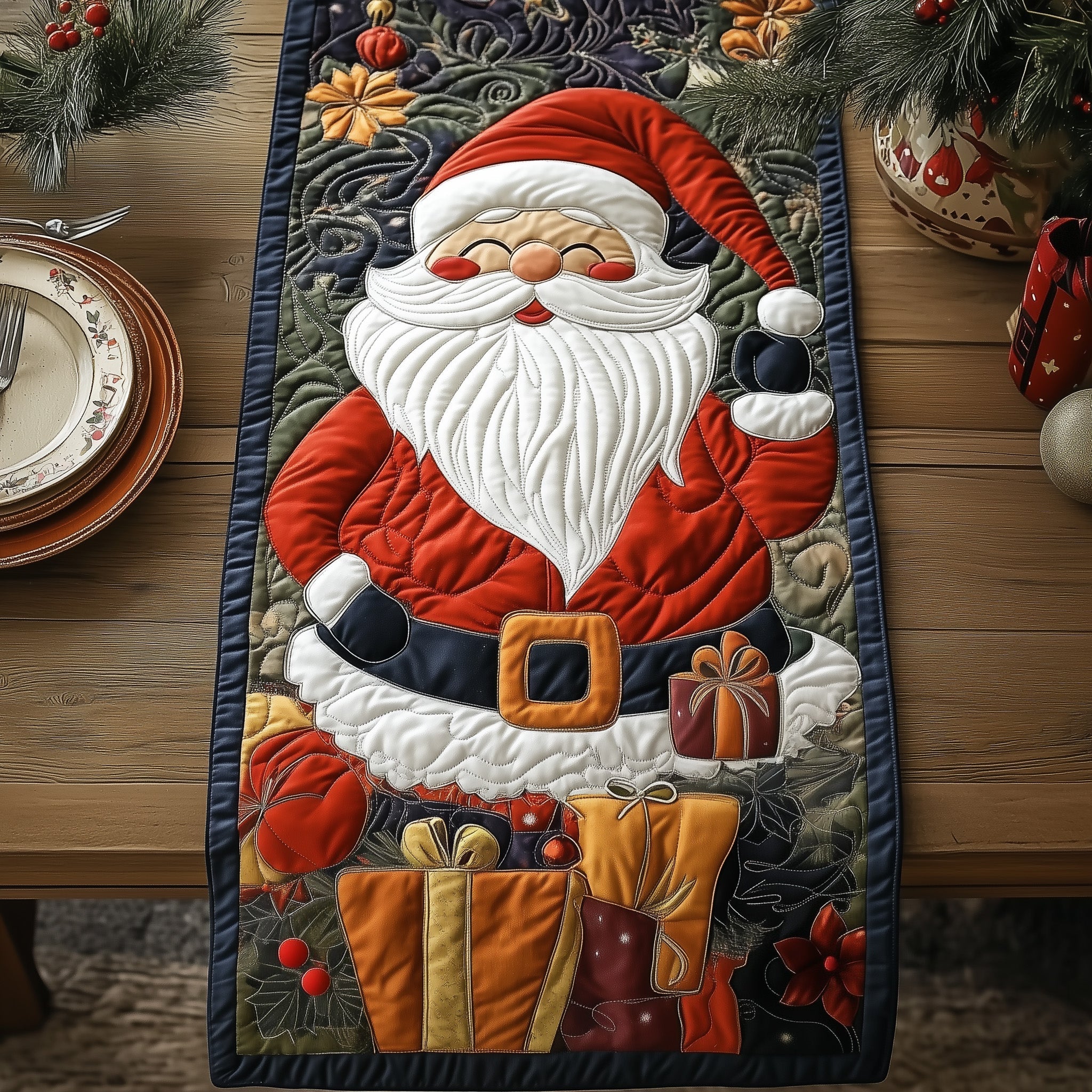 Gnome Quilted Table Runner GFTOXM362