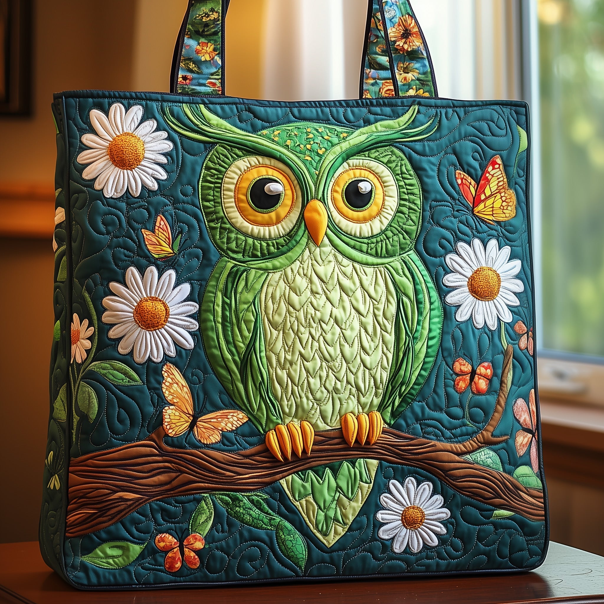 Enchanted Owl Quilted Tote Bag GFTOYC454
