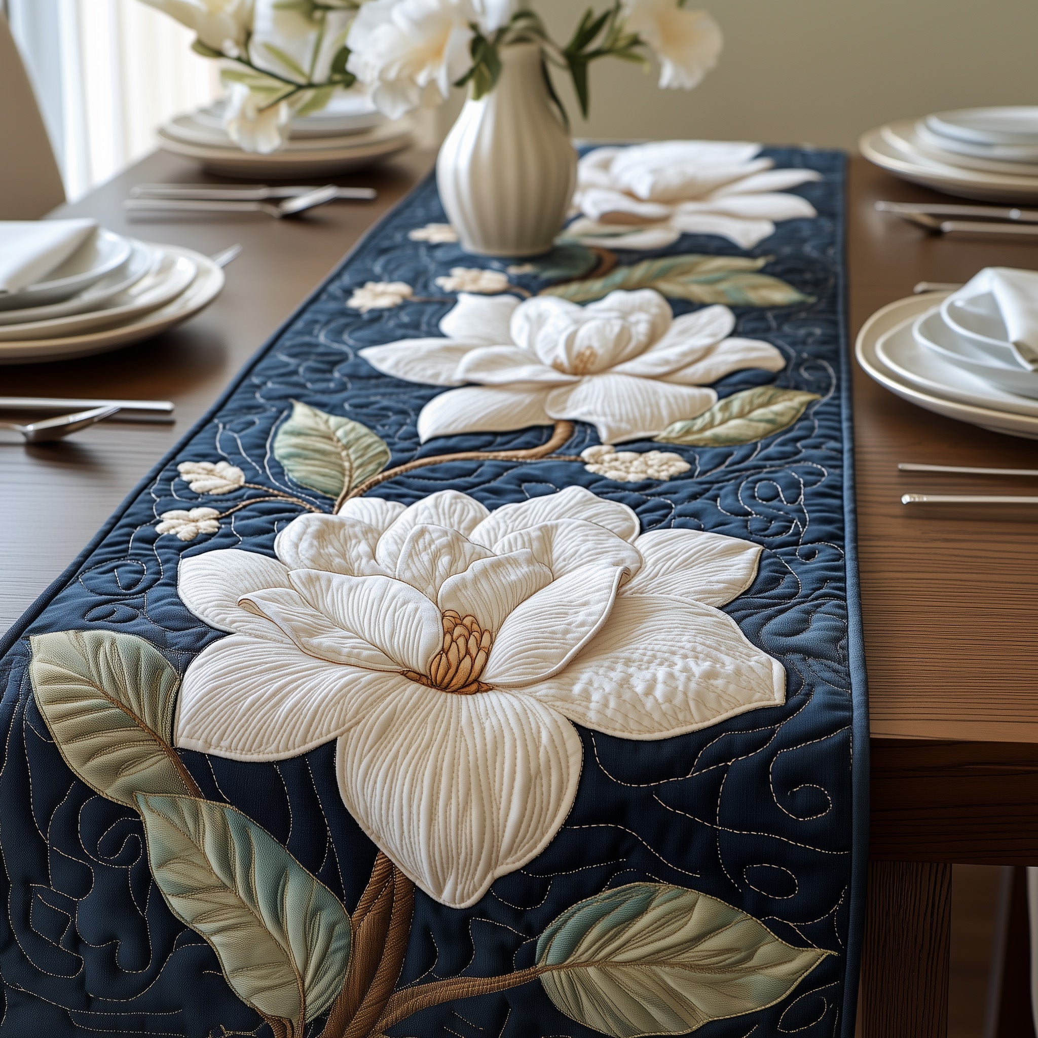Magnolia Quilted Table Runner GFTOYC959