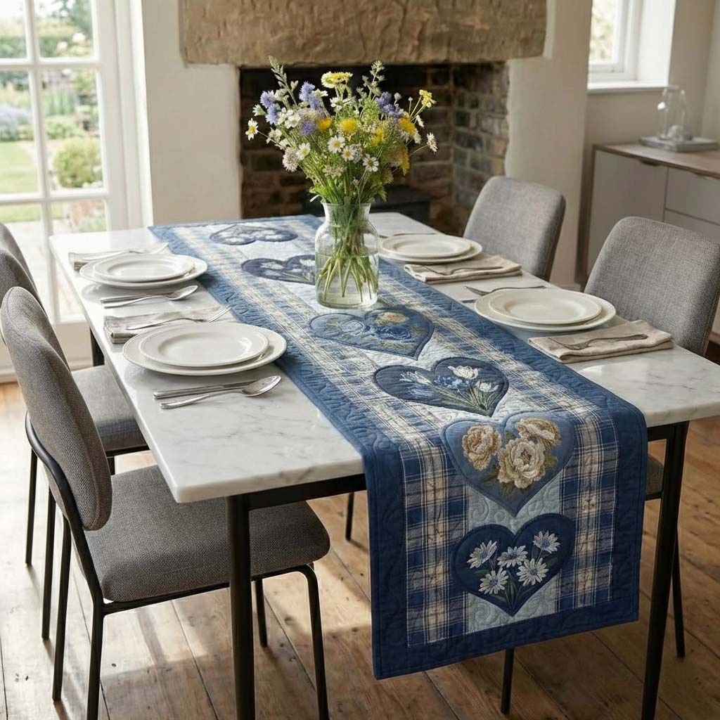 Floral Love Quilted Table Runner GFTOYC2975