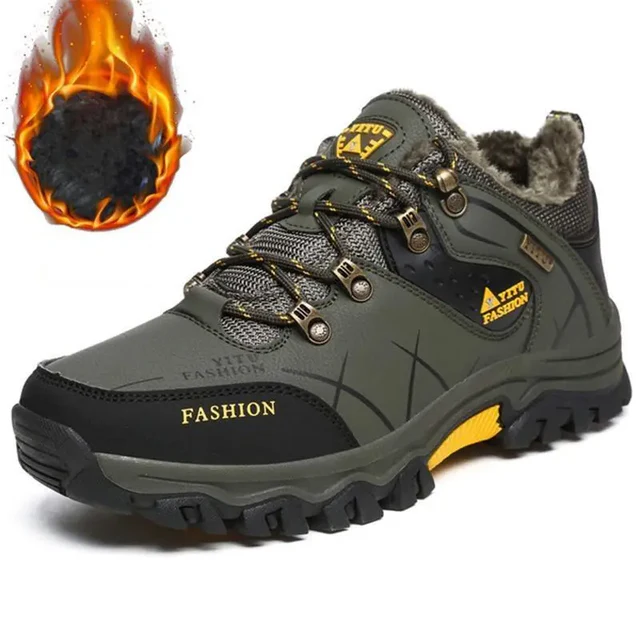 Non-Slip Hiking Shoes for Men – Warm & Durable for Outdoor Adventures