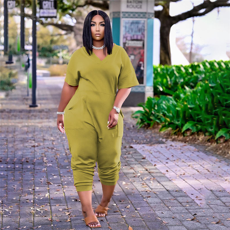 (S-5XL) Oversized Casual Work Jumpsuit