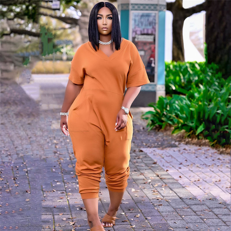 (S-5XL) Oversized Casual Work Jumpsuit