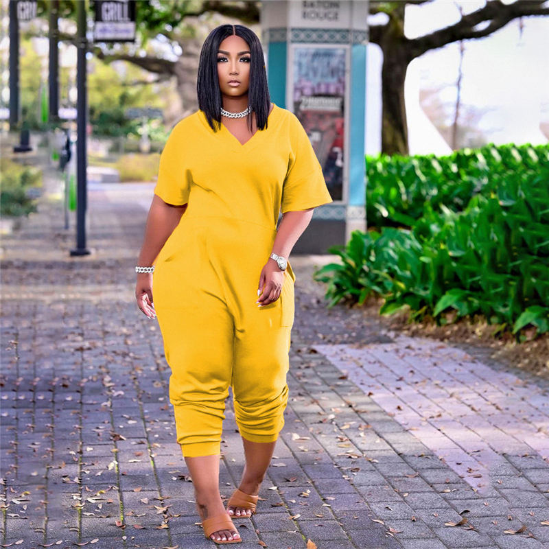 (S-5XL) Oversized Casual Work Jumpsuit