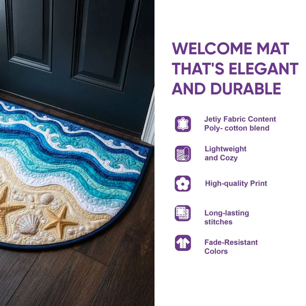  Welcoming Sheep Quilted Welcome Mat GFTOQA1649   