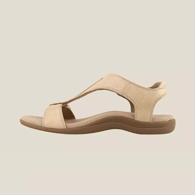 Sursell Shoes Women's Arch Support Flat Sandals