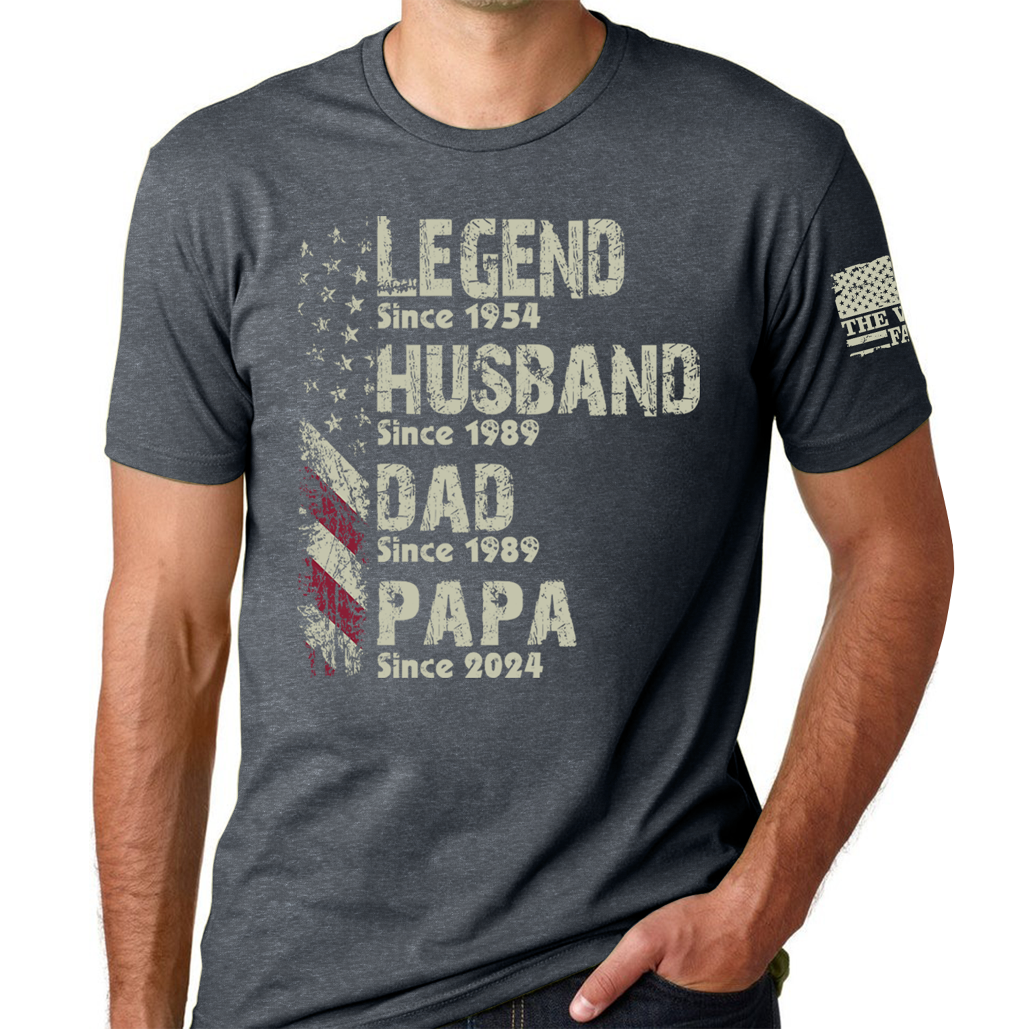 Personalized Legend Husband Dad Papa Shirt – Custom Years Gift for Dad & Grandpa