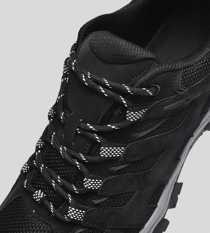 Men's Outdoor Hiking Shoes &ndash; Breathable Waterproof Low-Cut Walking Shoes with Non-Slip Traction, Abrasion-Proof Build & Orthopedic Wide Toe Arch Support